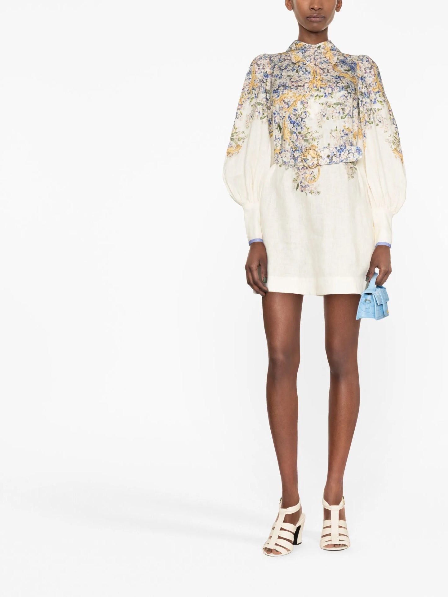 Tama floral-print minidress