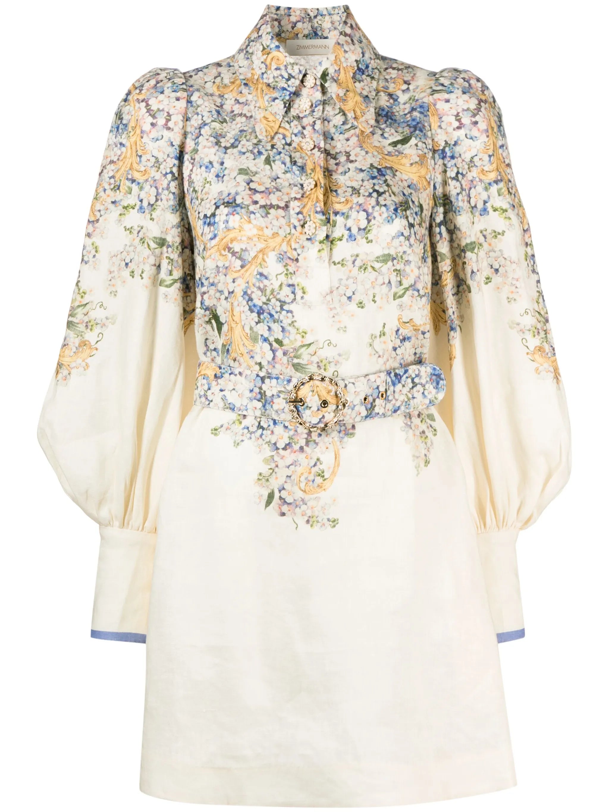Tama floral-print minidress