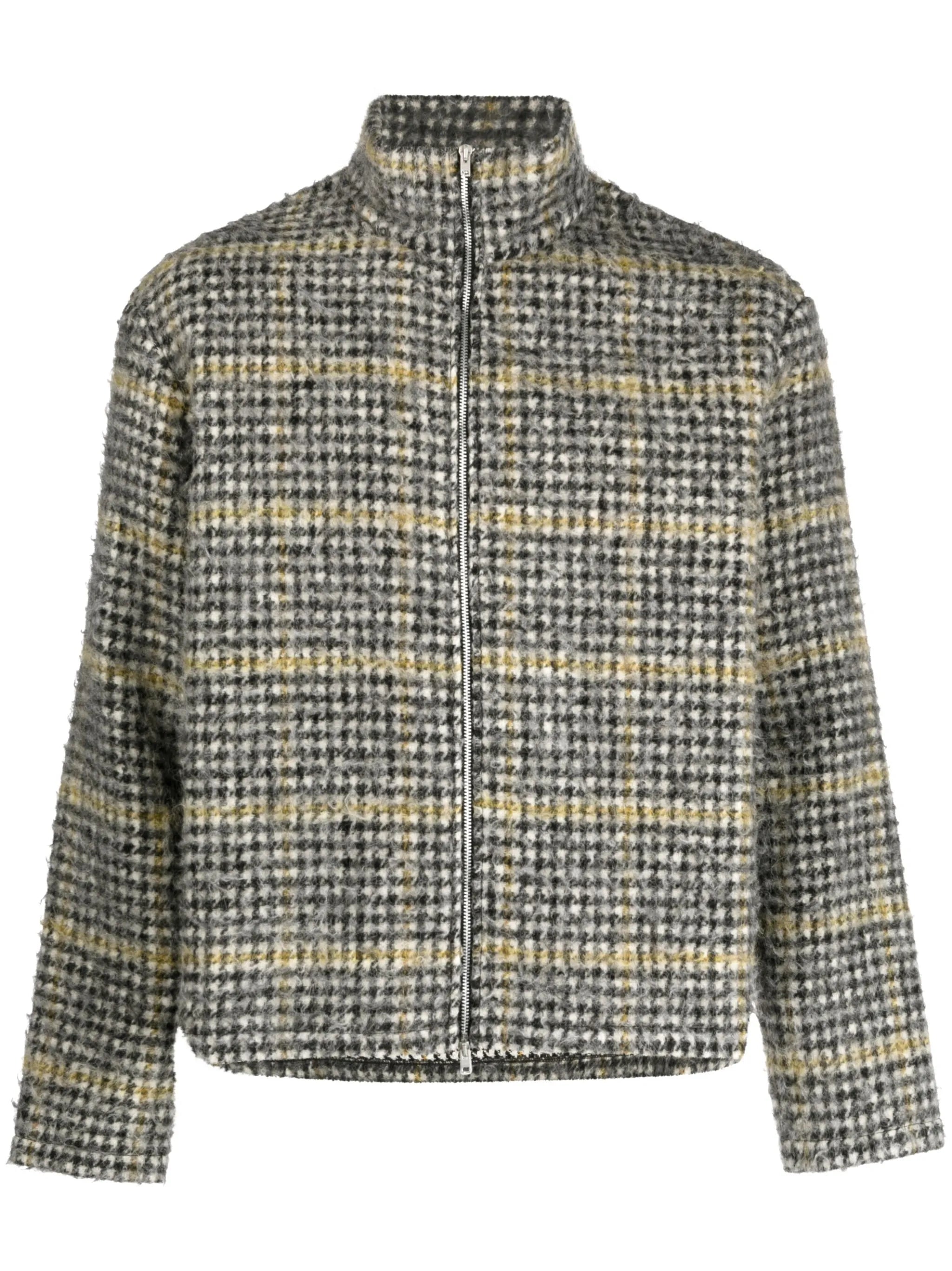 Shrunken houndstooth jacket