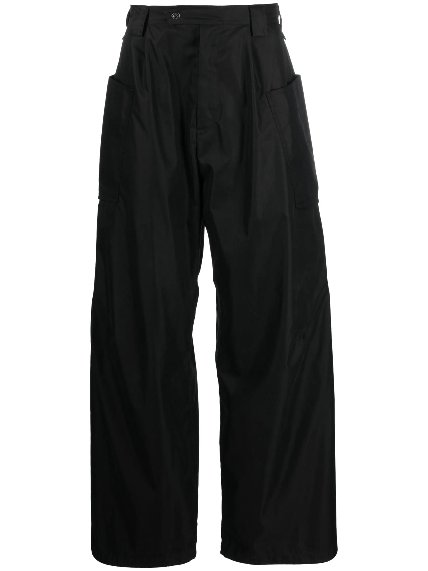 Meno wide-leg cotton trousers