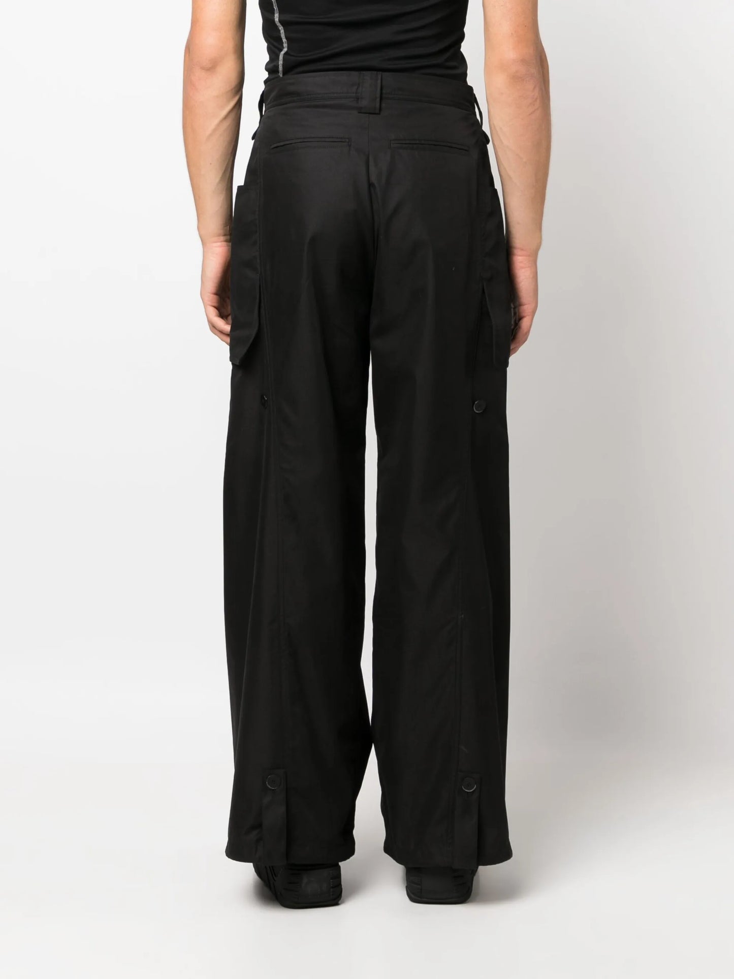 Meno wide-leg cotton trousers