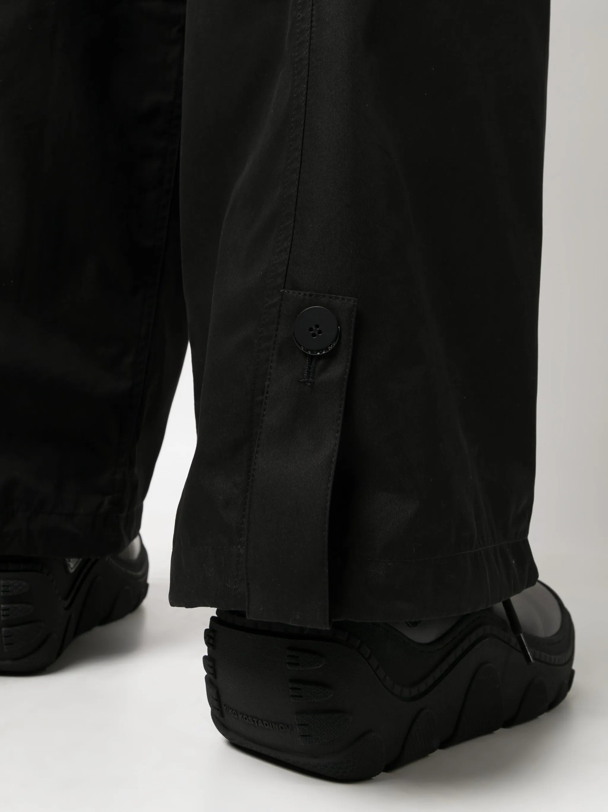Meno wide-leg cotton trousers