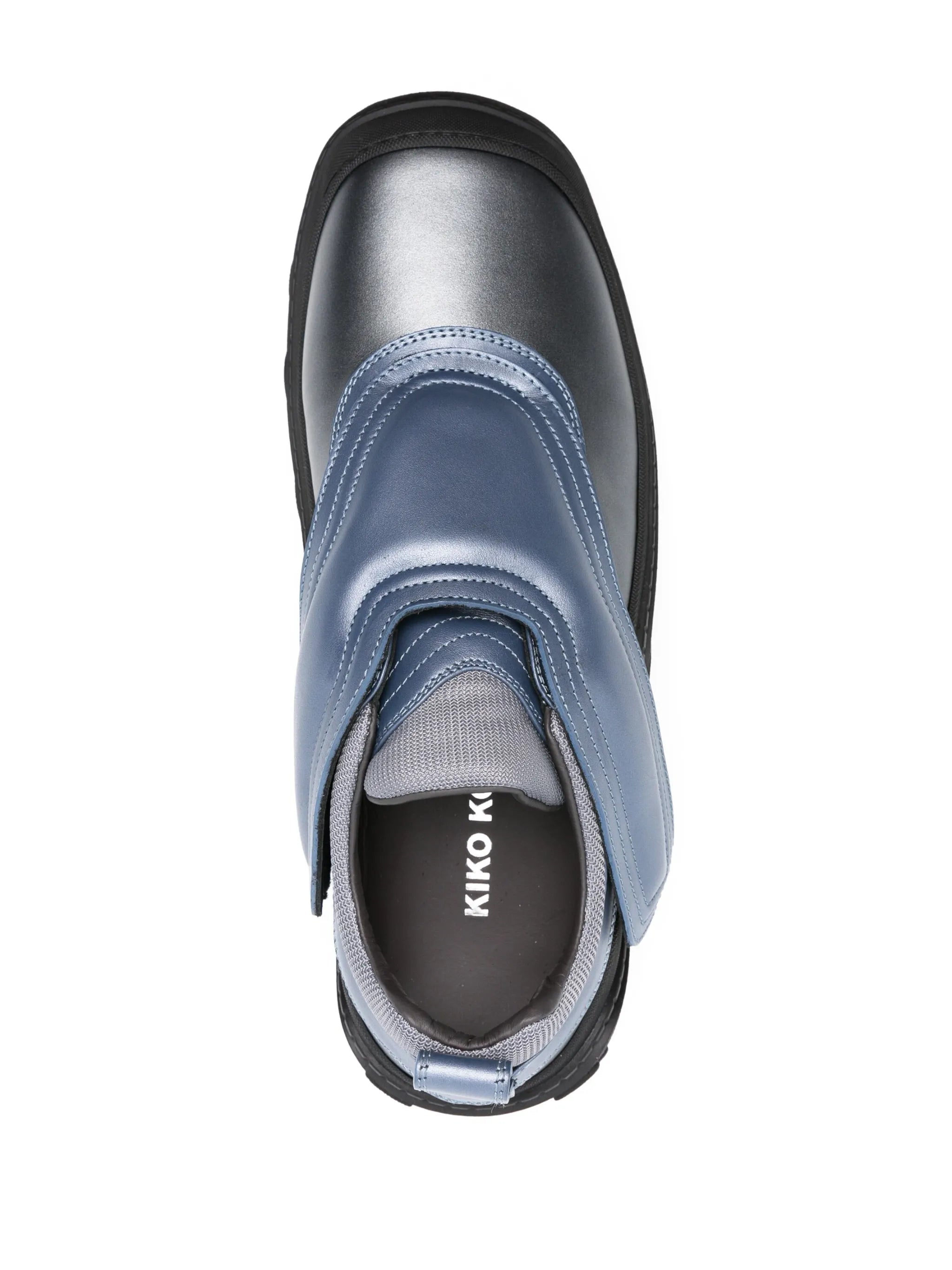 Tonkin laminated-leather chunky sneakers