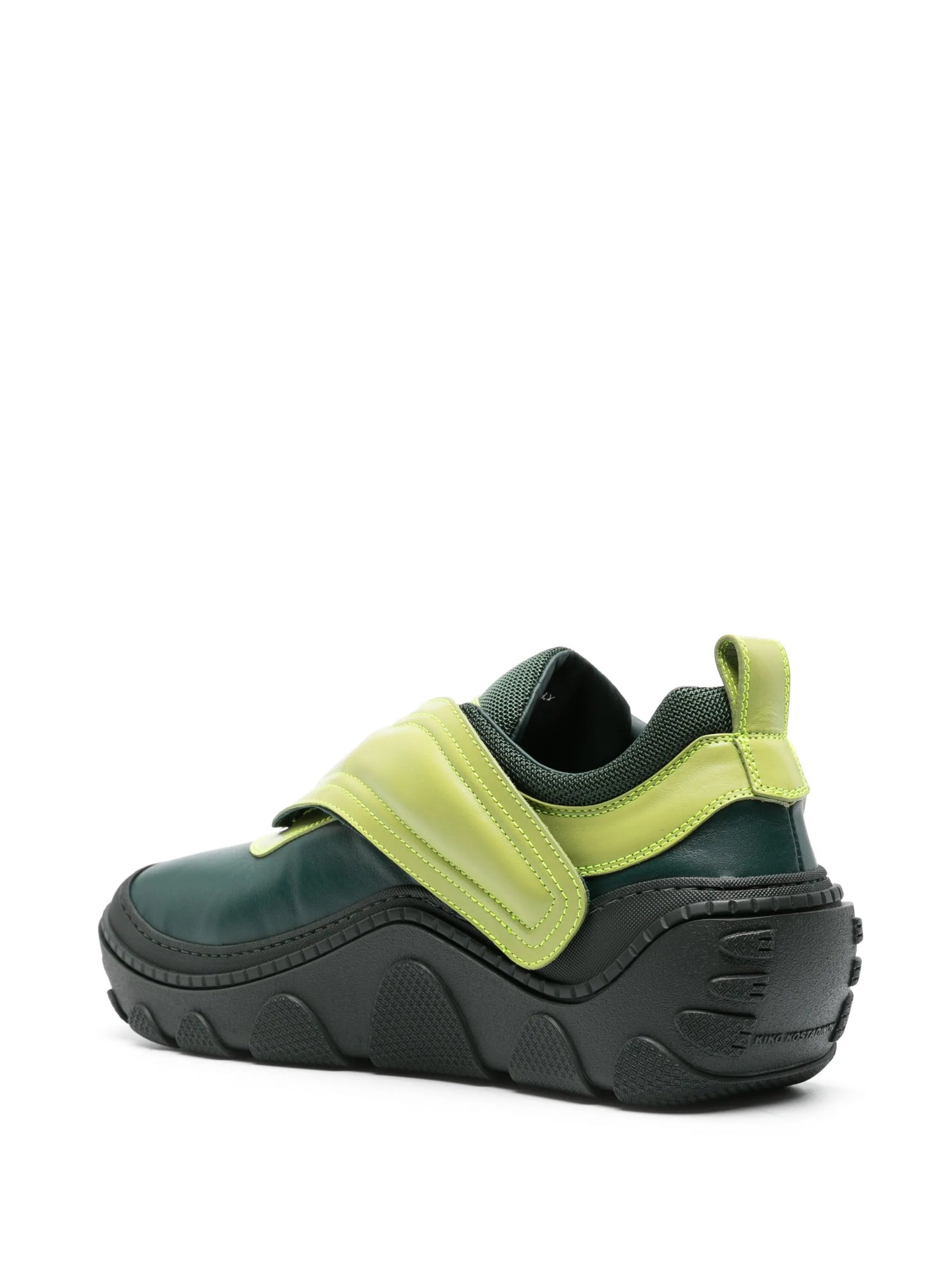 Tonkin laminated-leather chunky sneakers