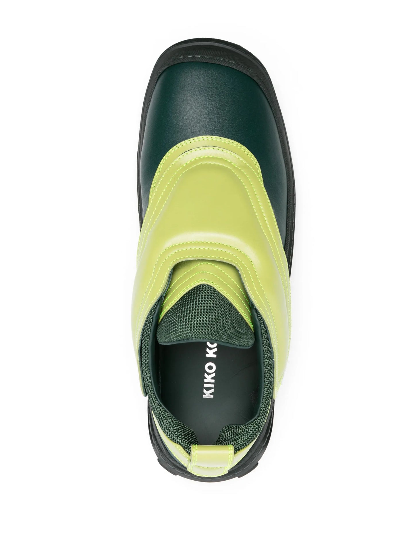 Tonkin laminated-leather chunky sneakers