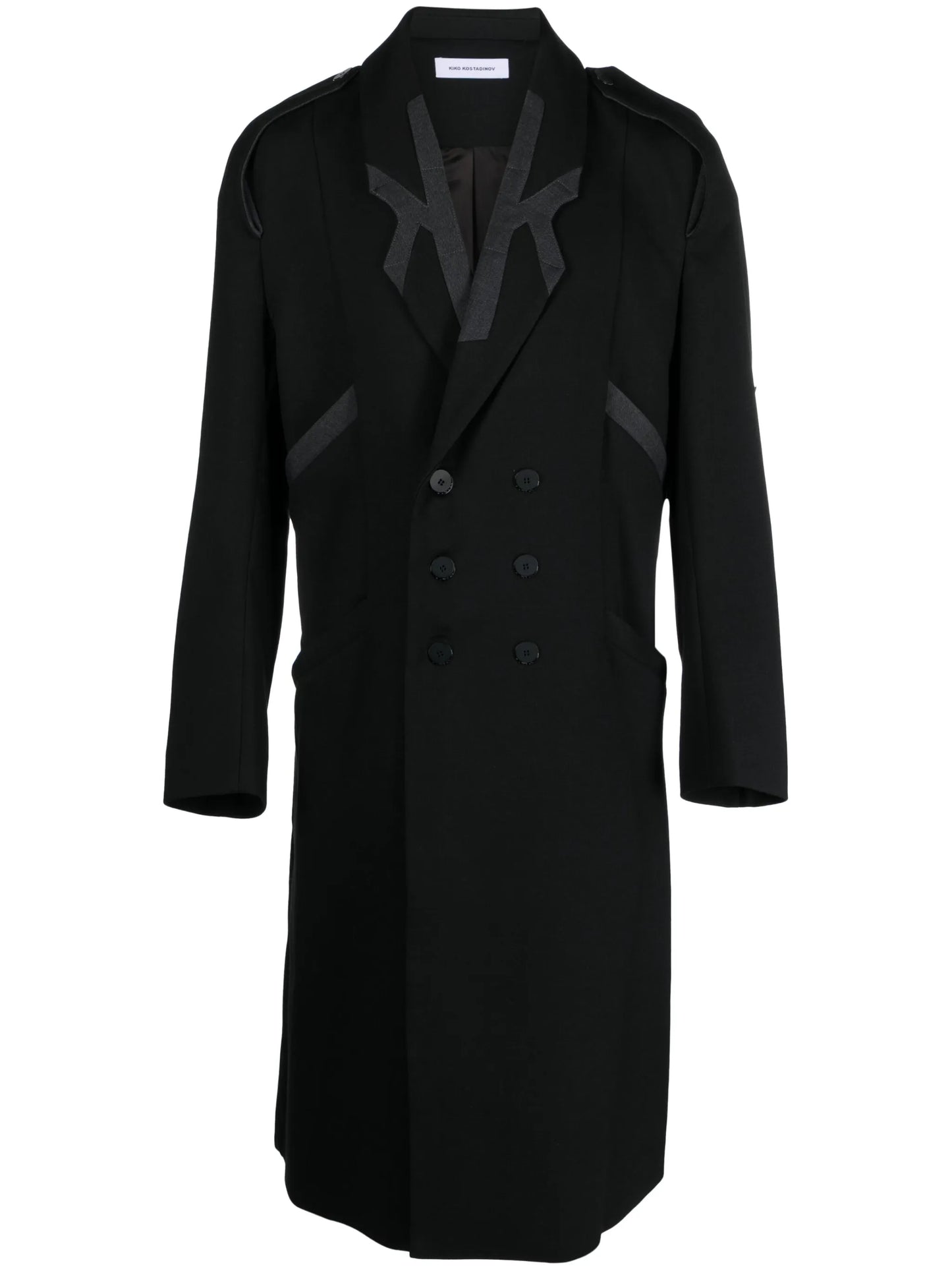 Critias double-breasted midi coat