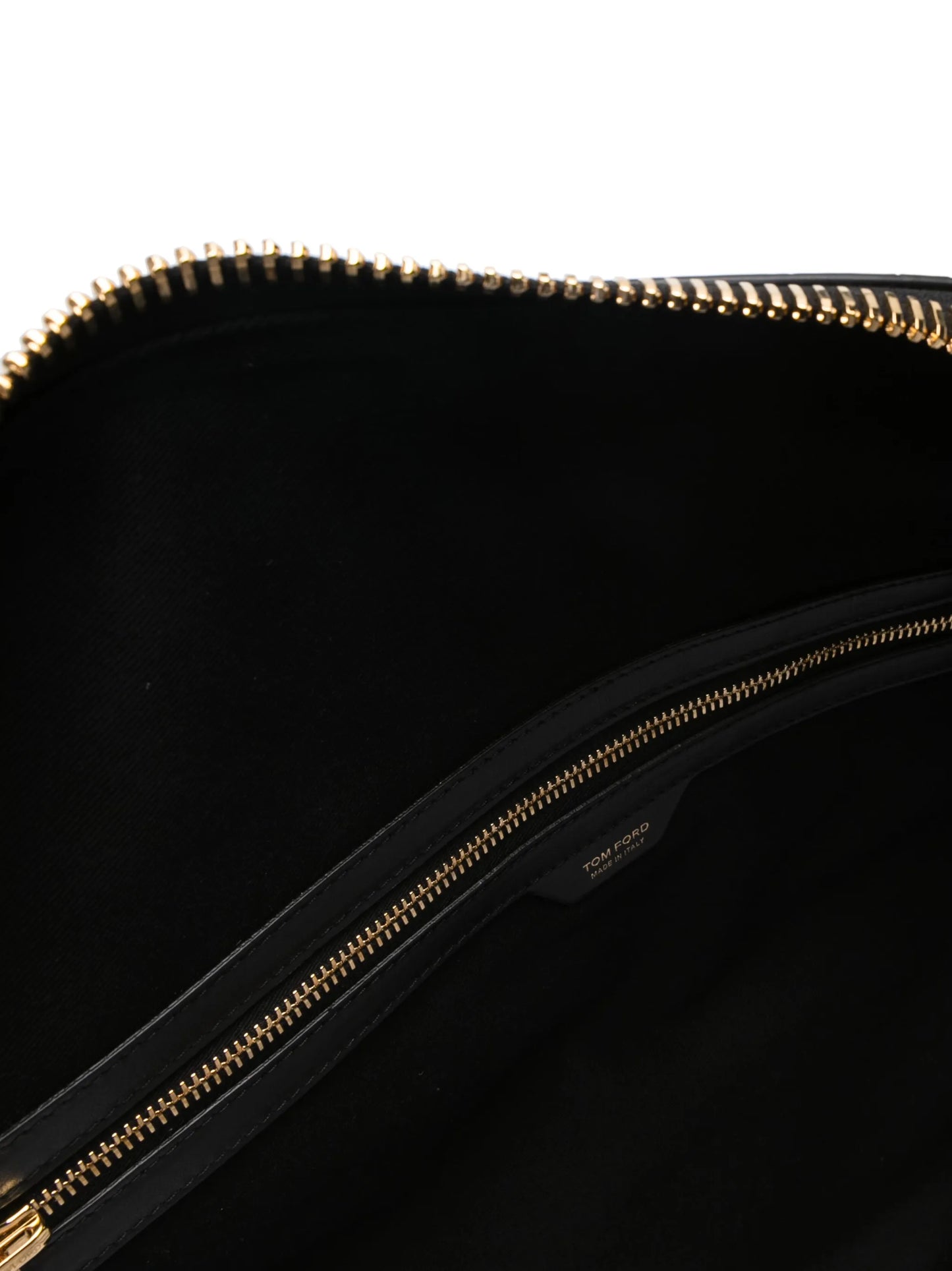 crocodile-effect leather holdall