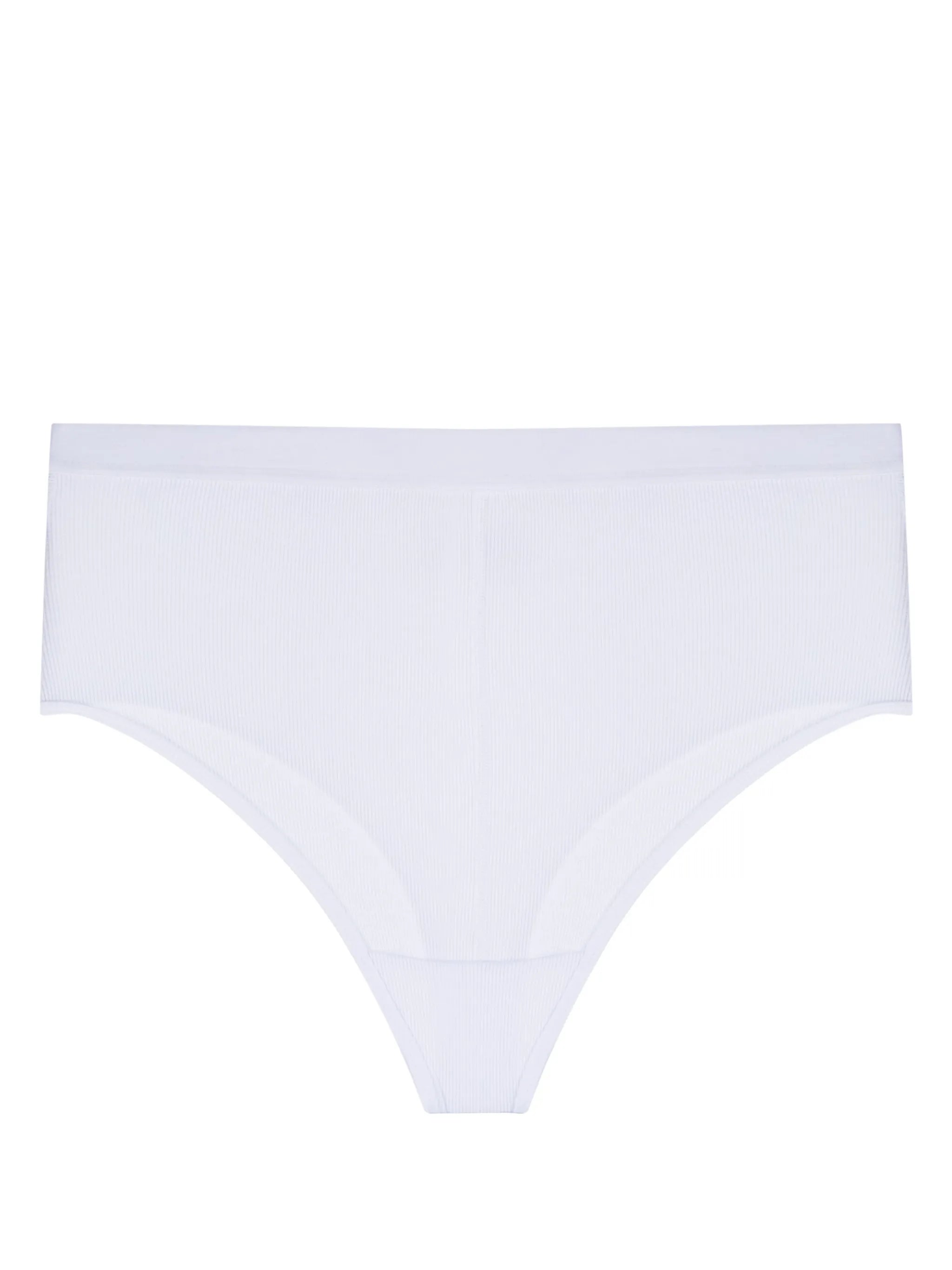 Crescent Moon-embroidered cotton briefs