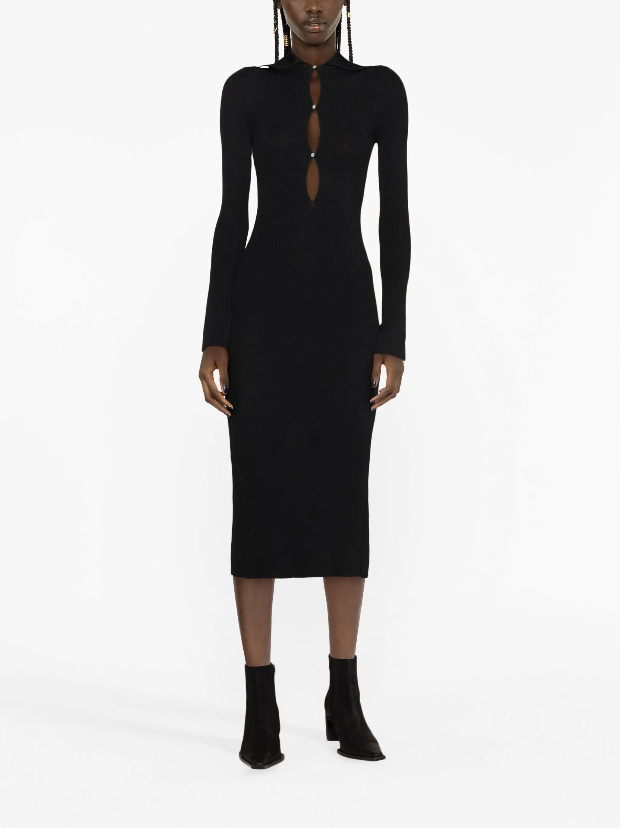 Slither cut-out midi dress