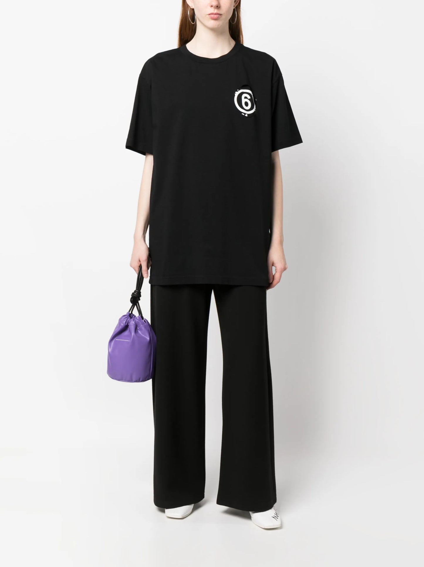 Numerical logo-print T-shirt