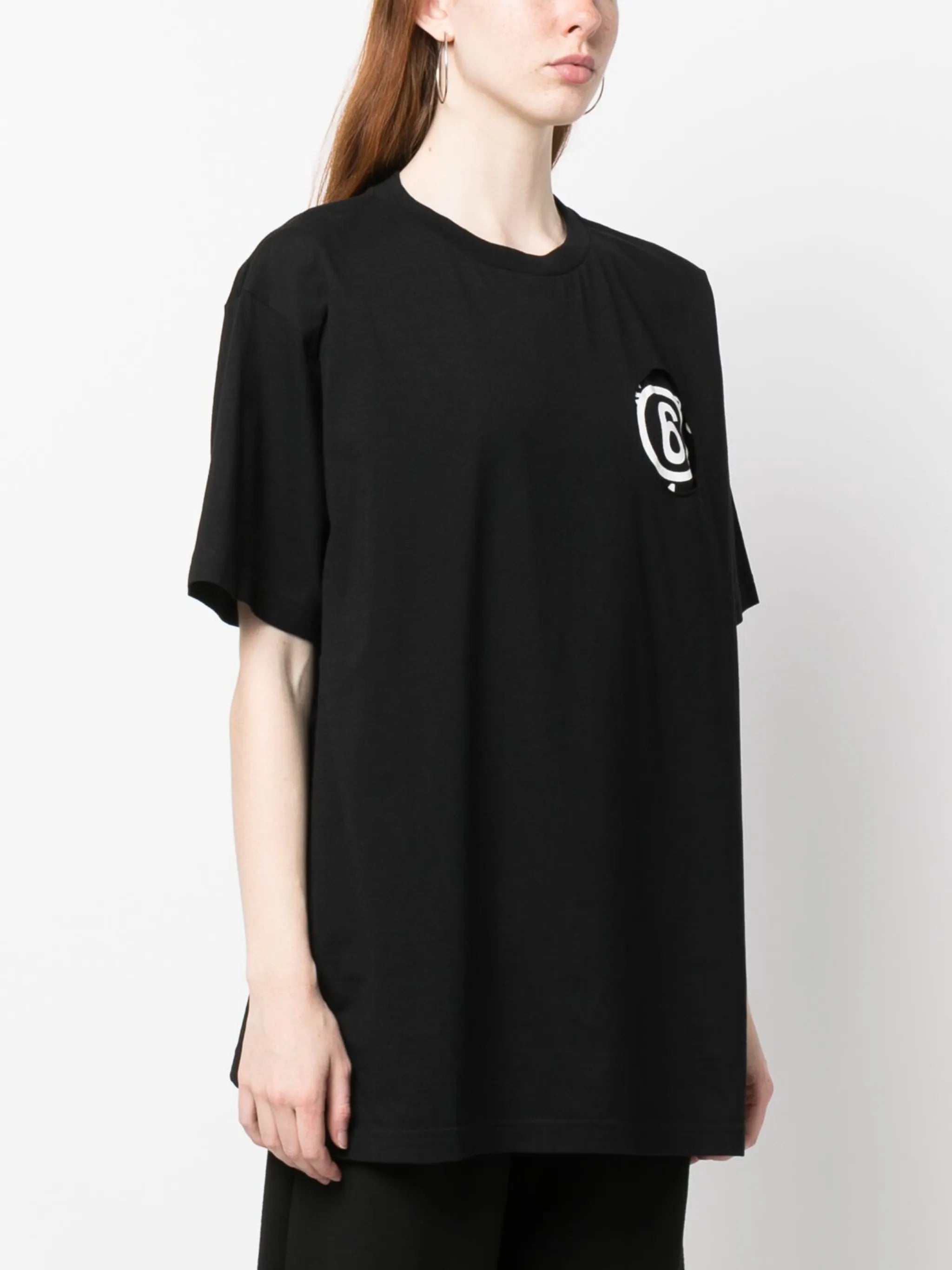 Numerical logo-print T-shirt