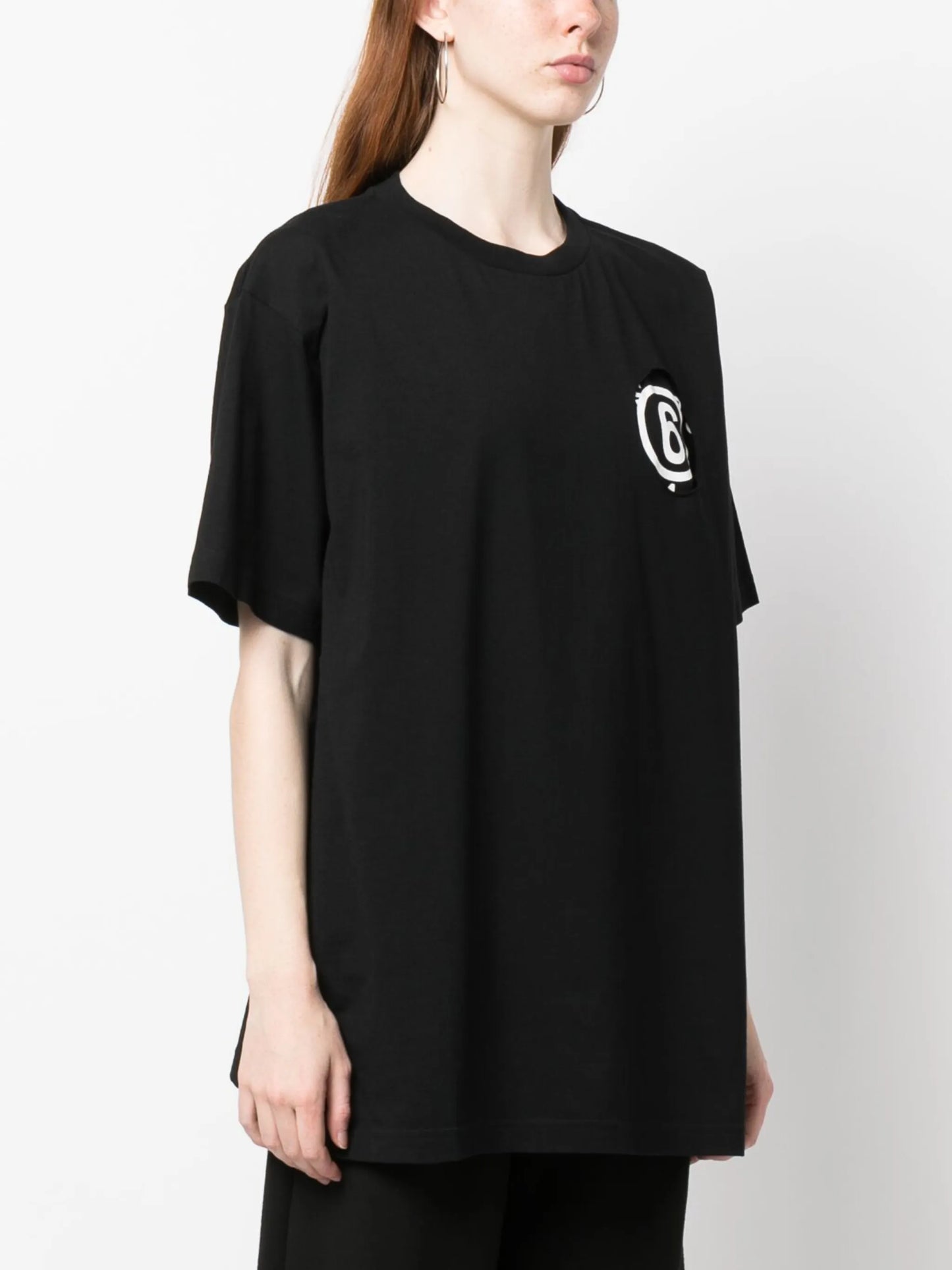 Numerical logo-print T-shirt
