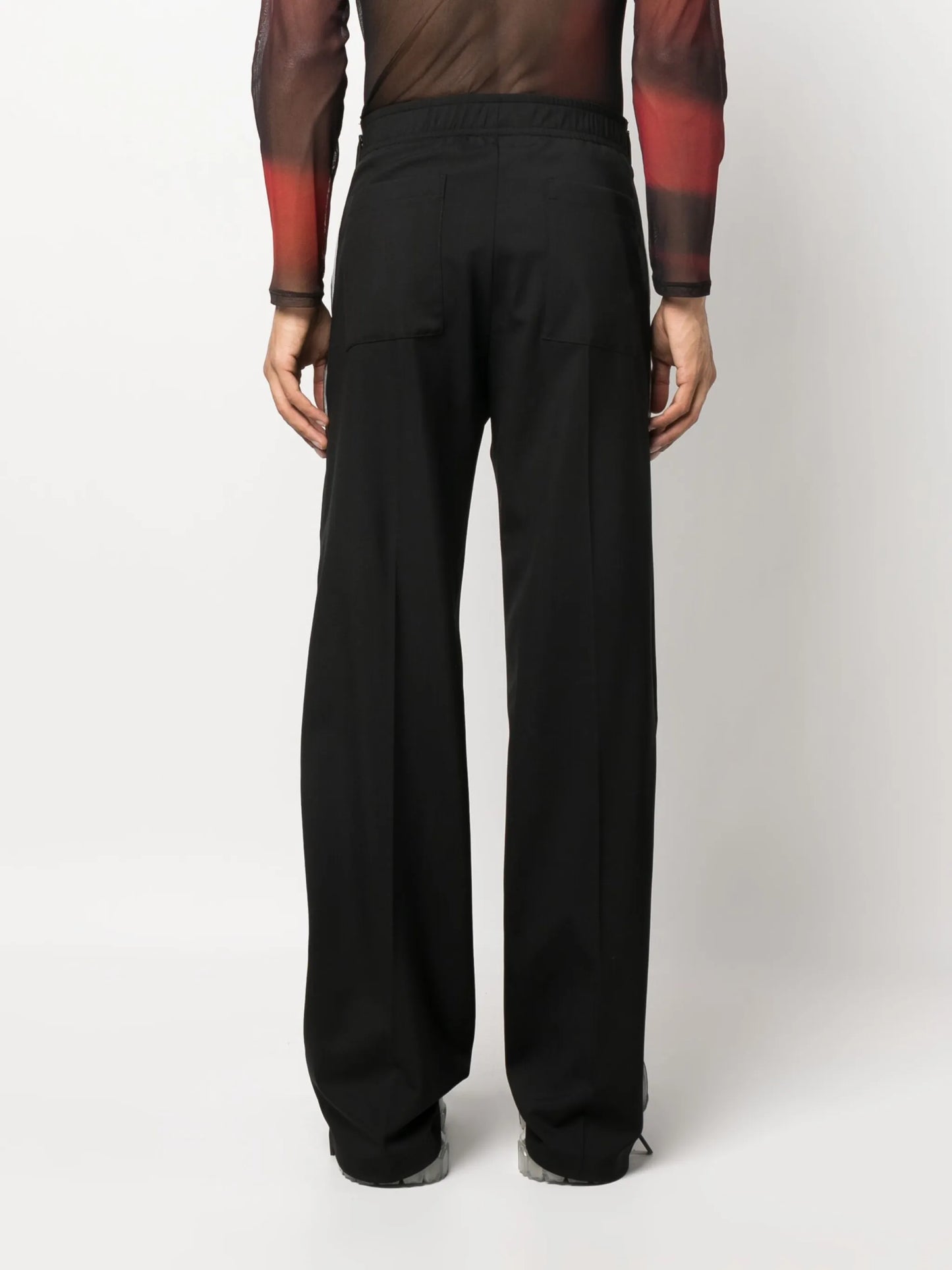side-zip detailing trousers