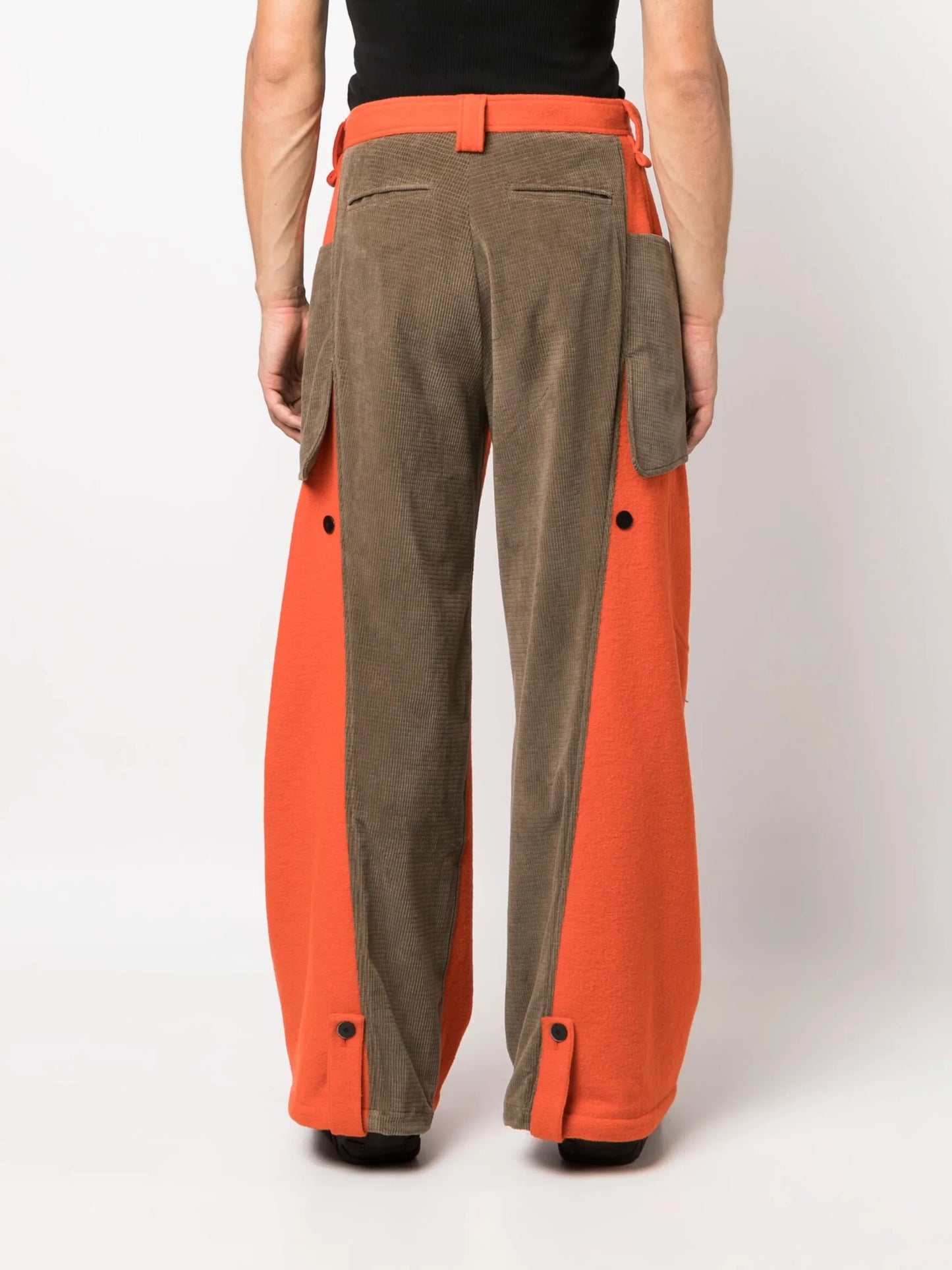 Meno panelled wide-leg trousers
