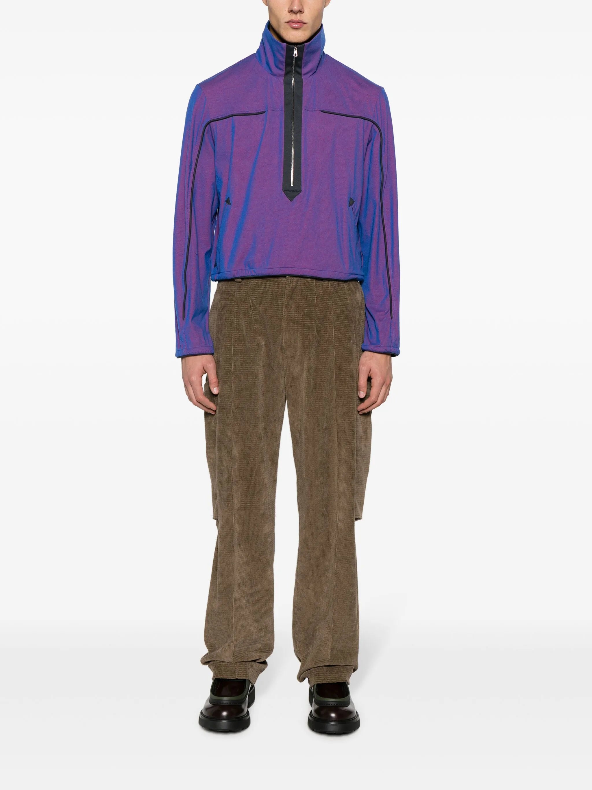 Agathon iridescent jersey sweatshirt