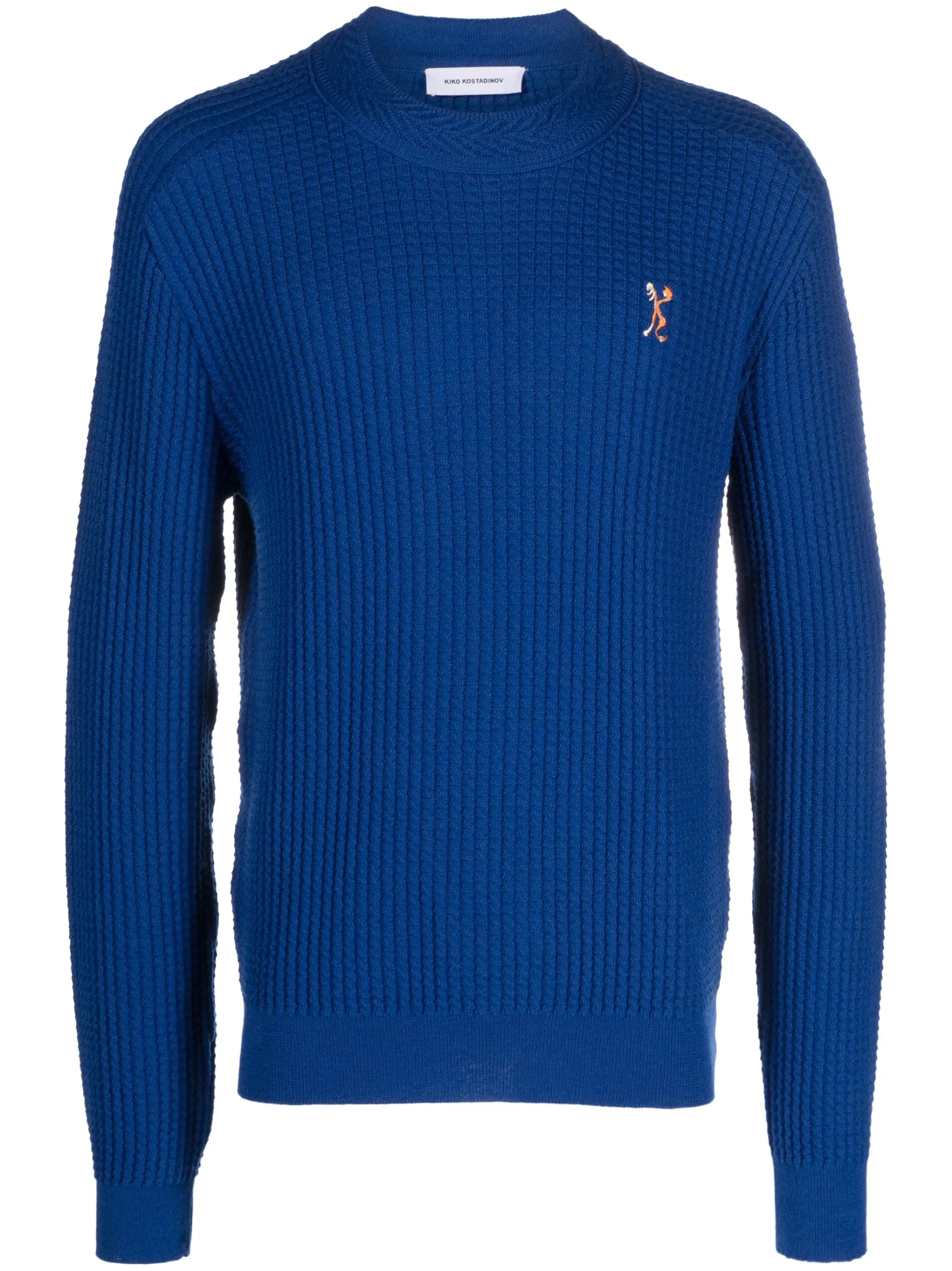 Sorelle waffle-knitted jumper