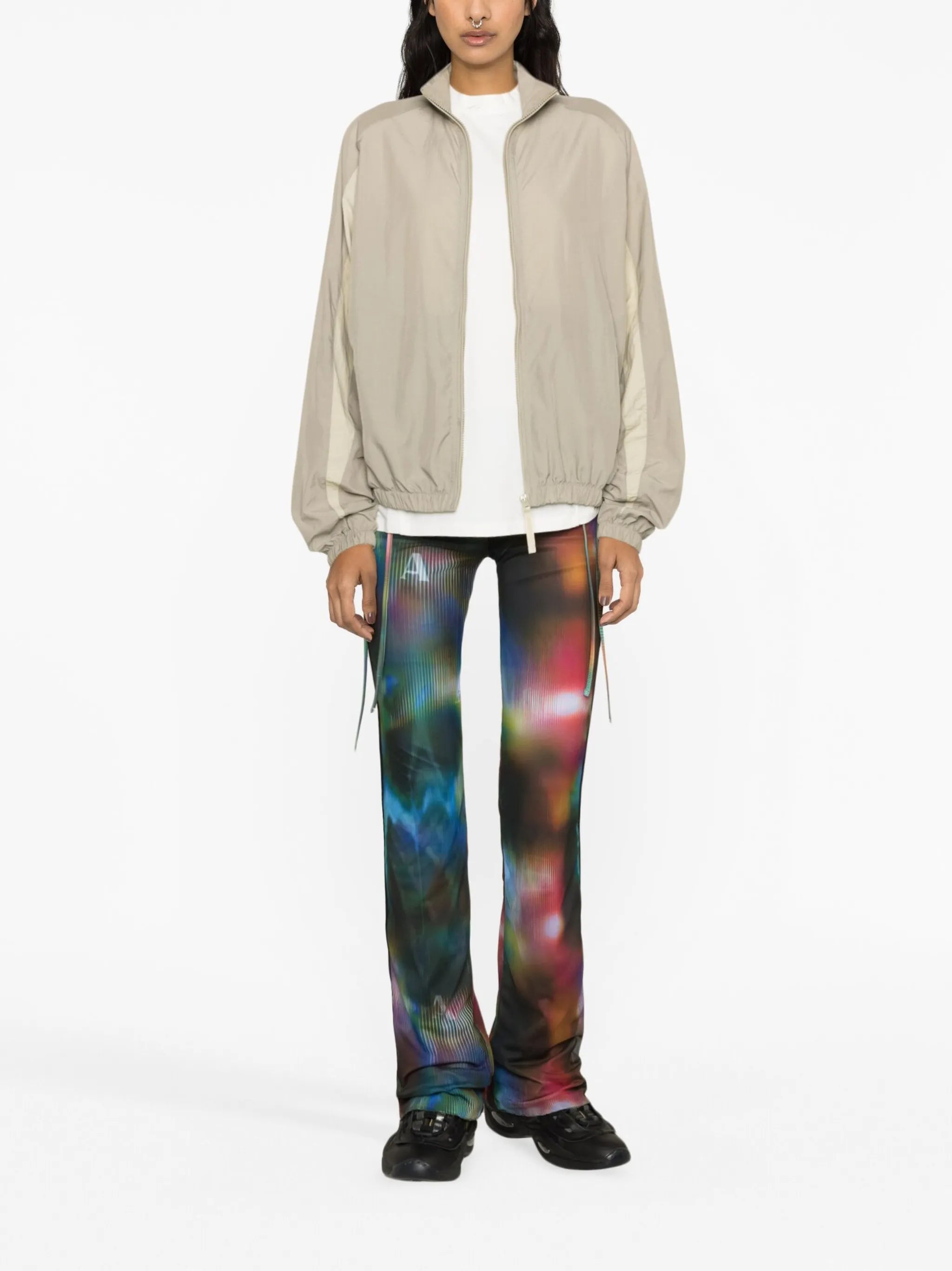 Vector Blocked panelled track jacket