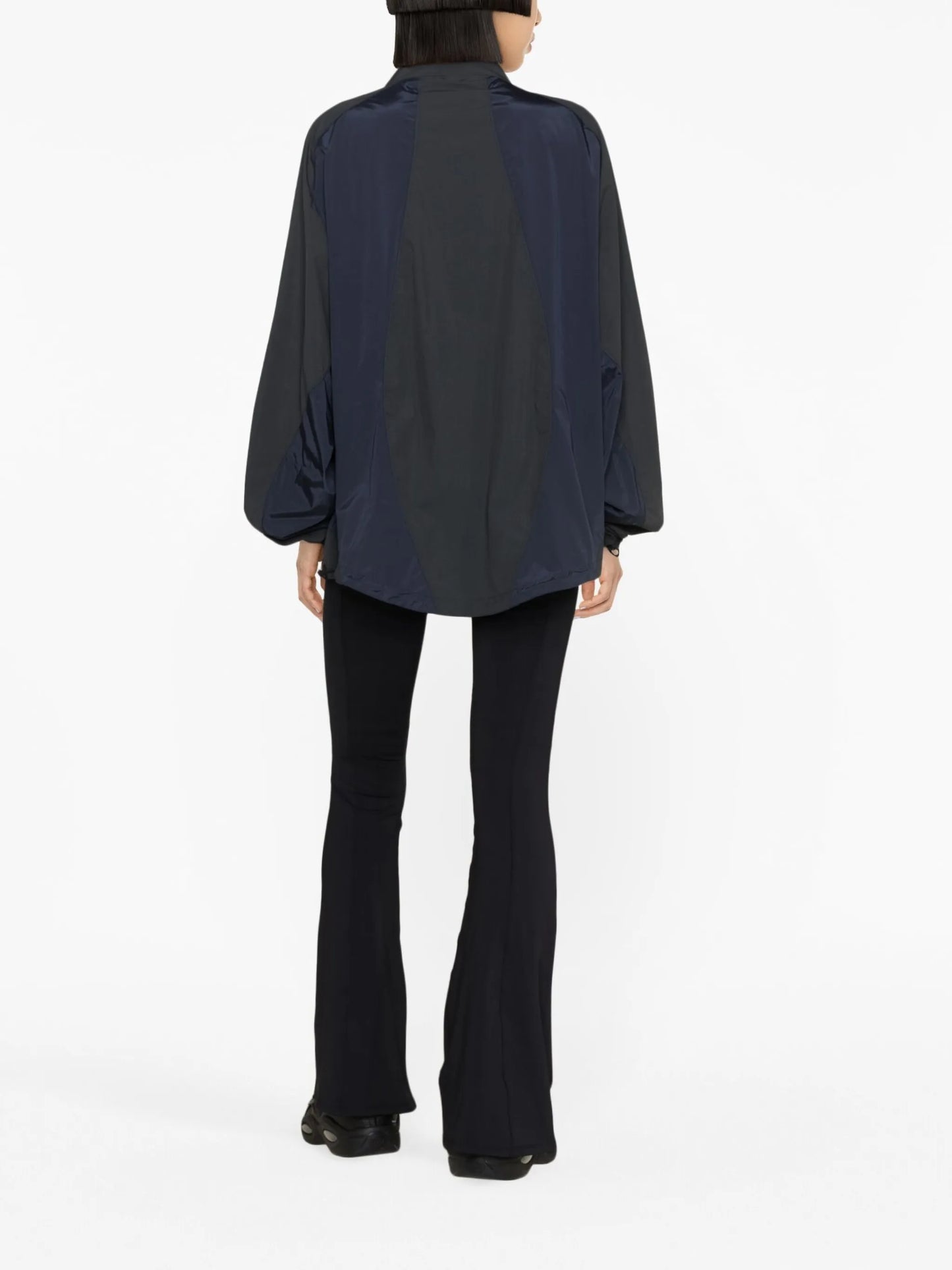 colour-block panelled windbreaker