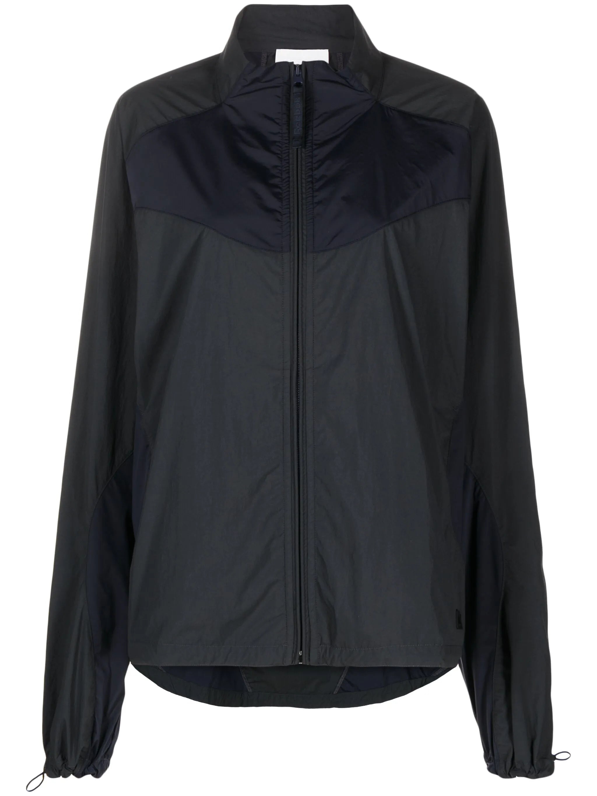 colour-block panelled windbreaker