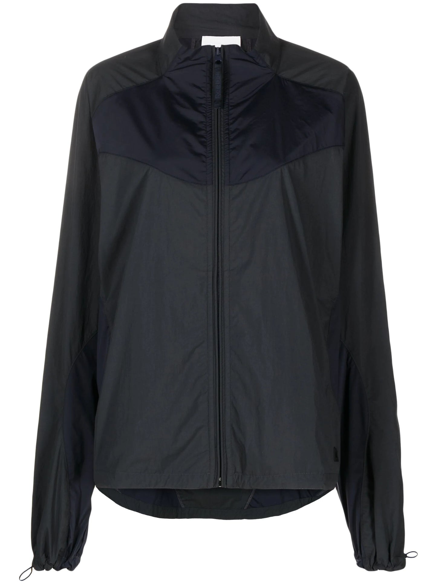 colour-block panelled windbreaker