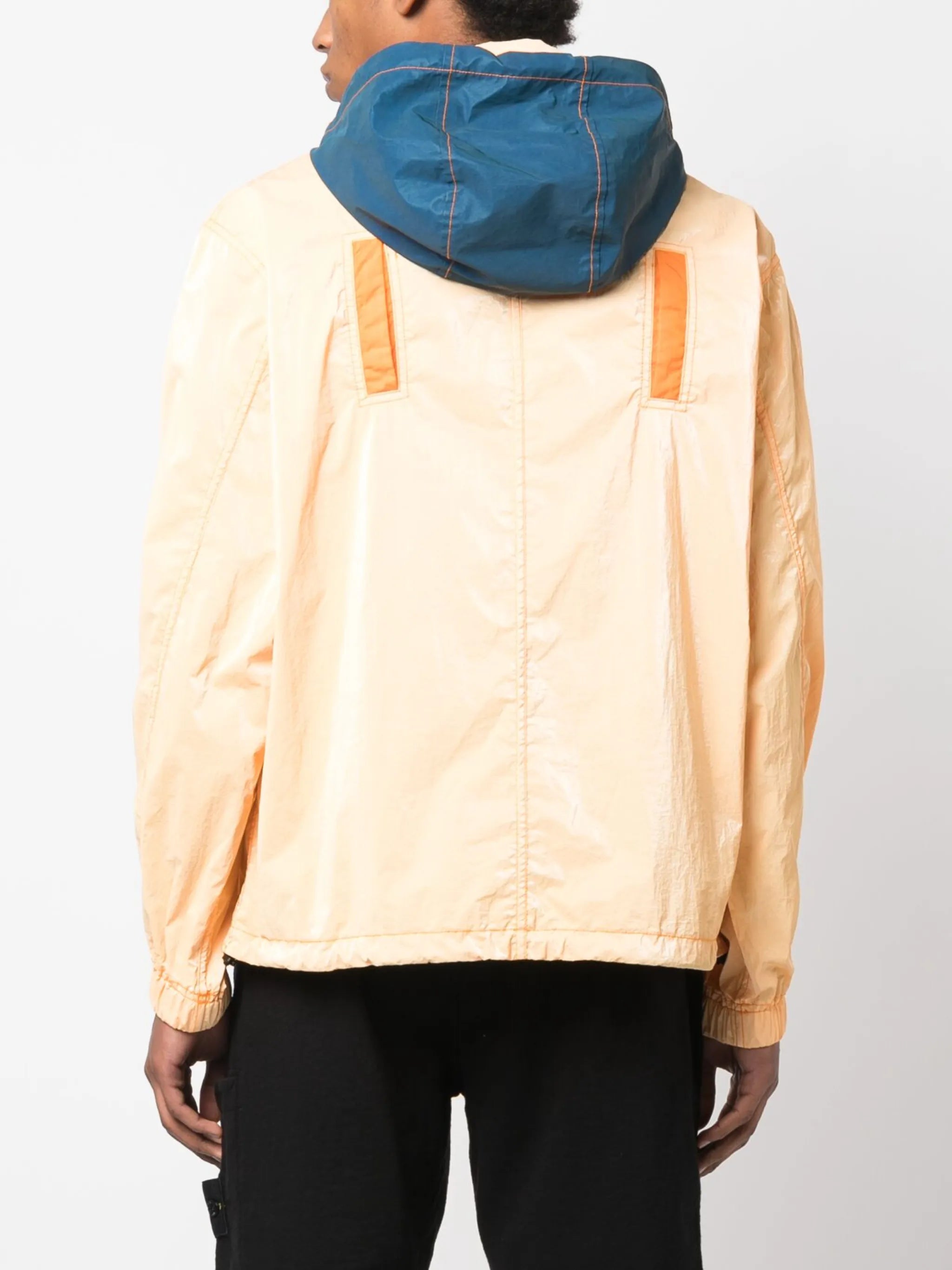 Marina logo-print hooded jacket