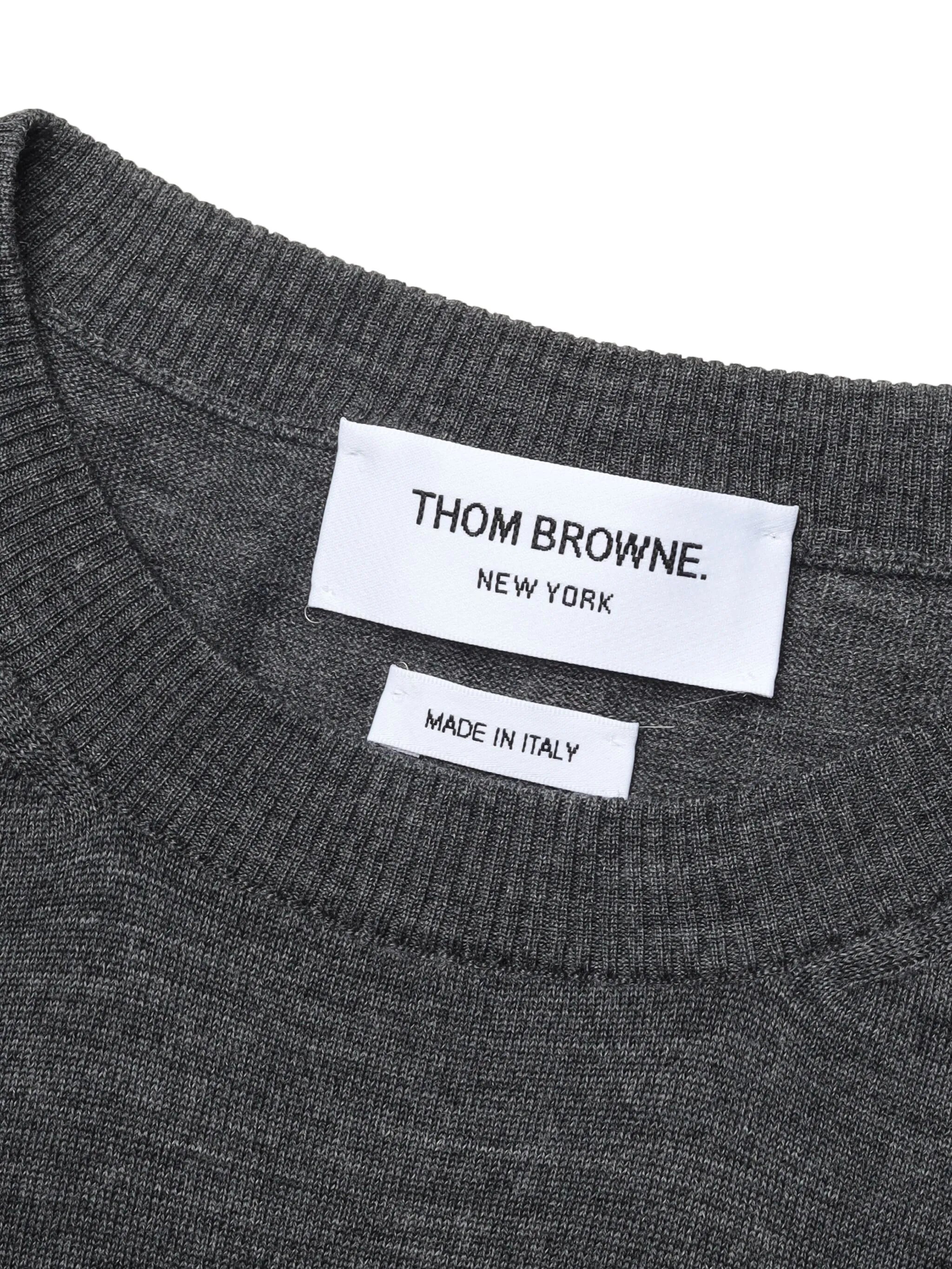 fine merino wool 4-Bar pullover