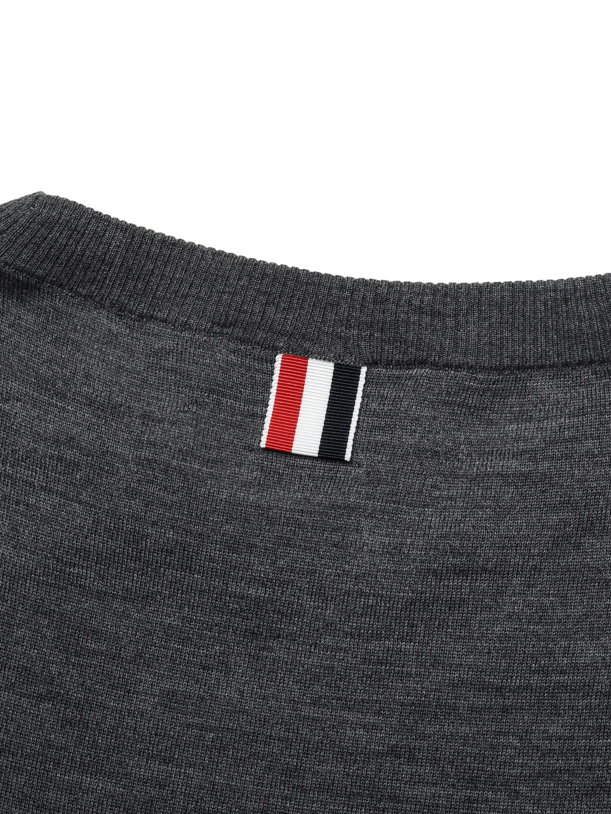 fine merino wool 4-Bar pullover