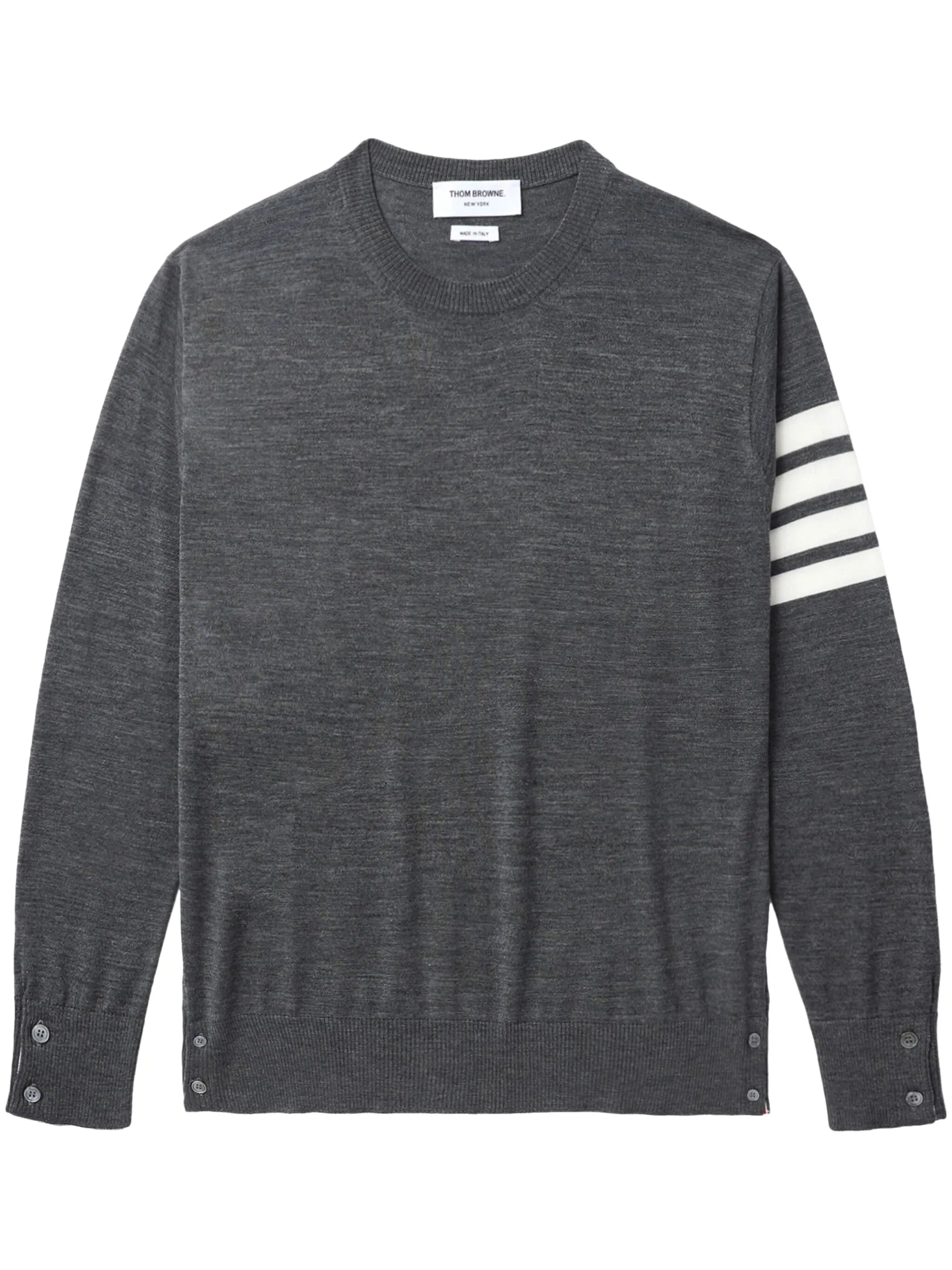 fine merino wool 4-Bar pullover
