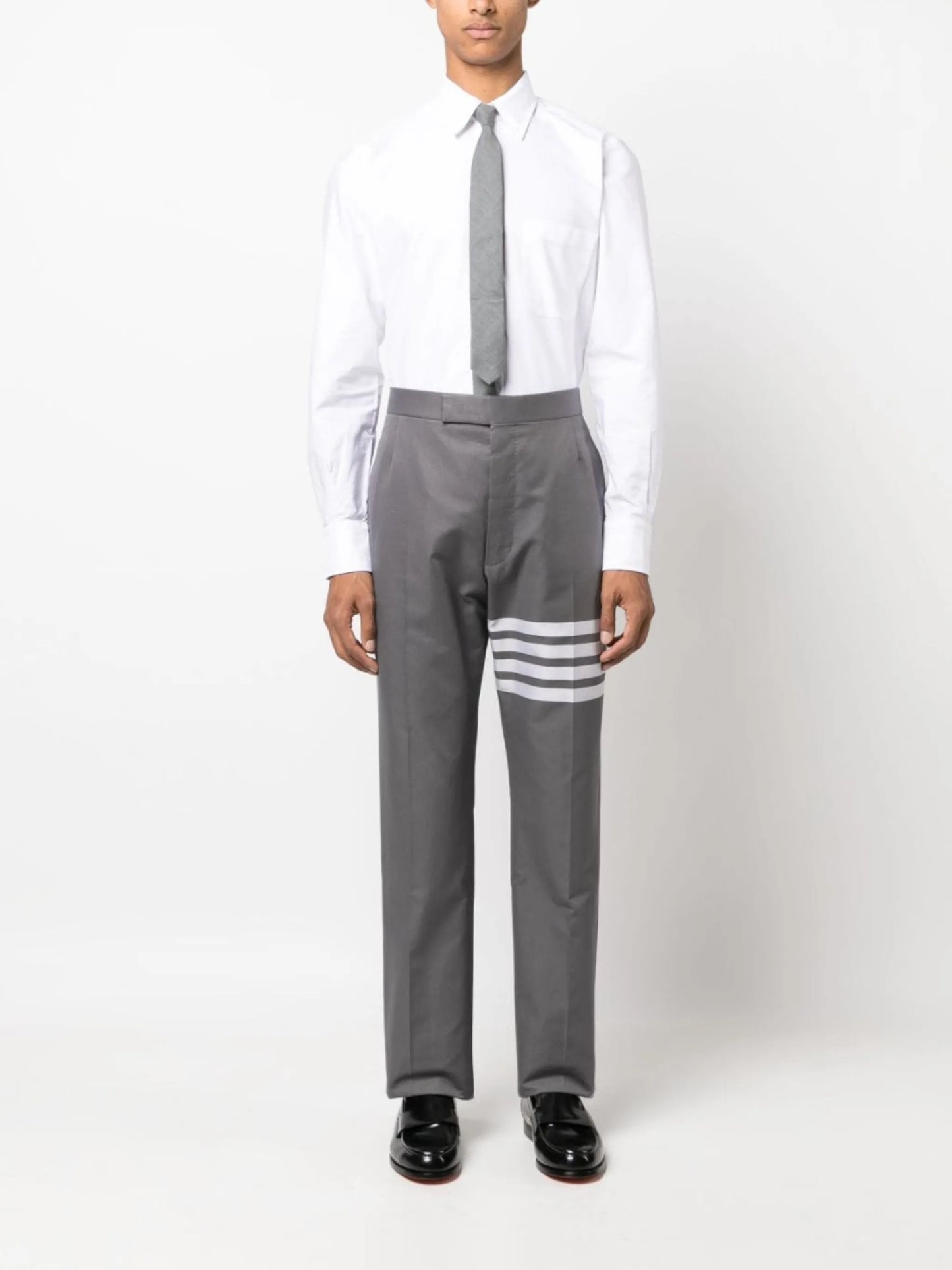 Oxford Grosgrain placket shirt