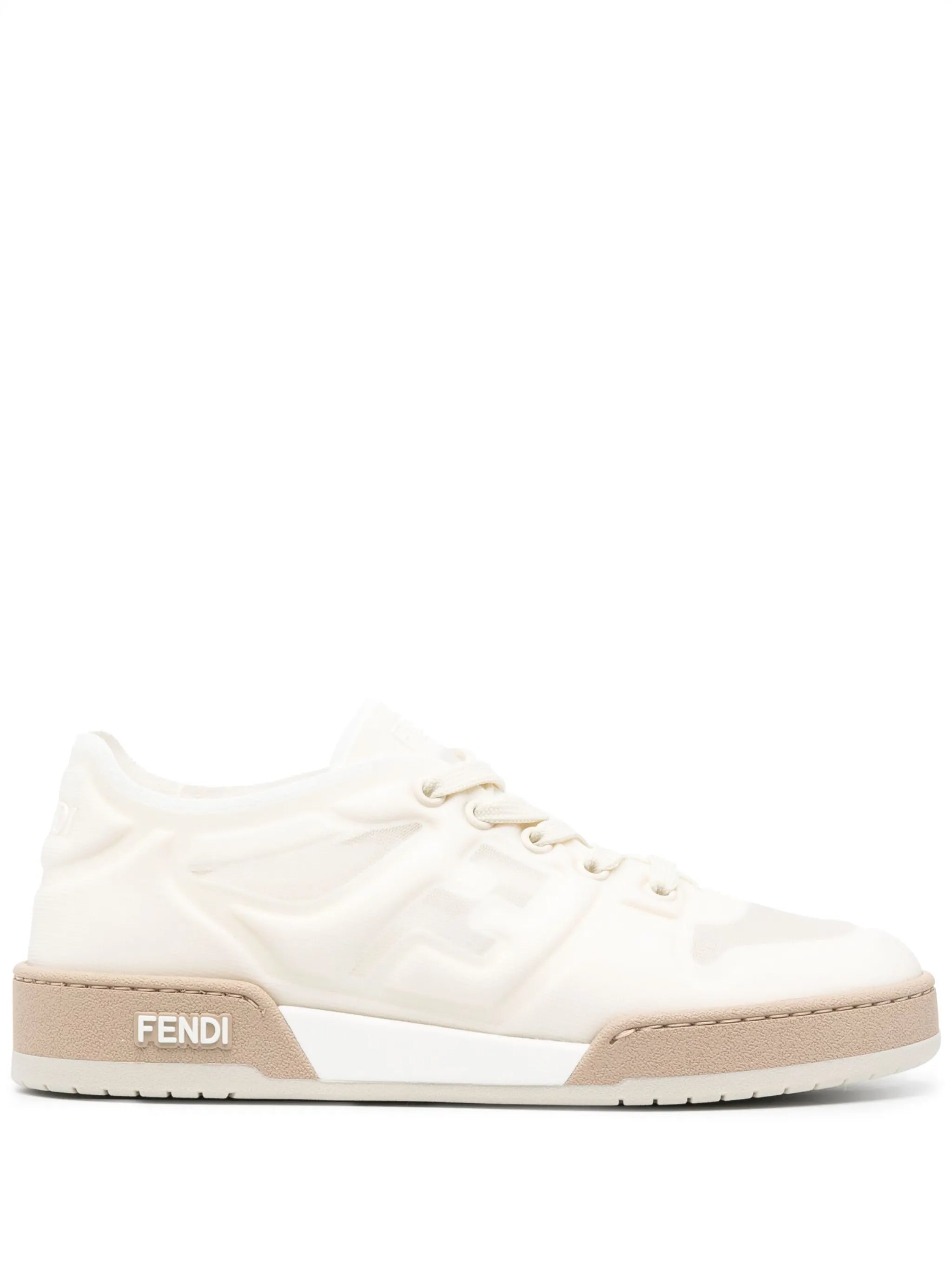 logo embossed sneakers