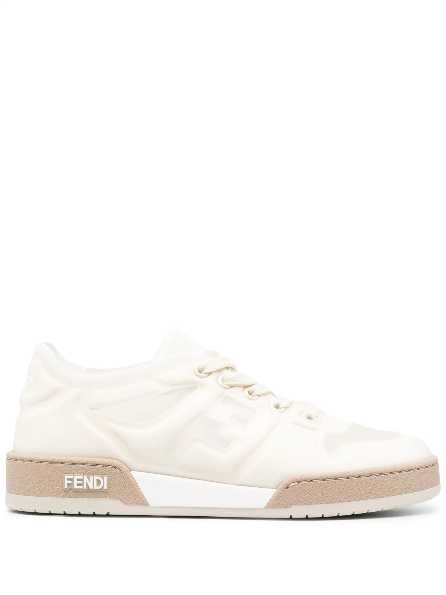 logo embossed sneakers