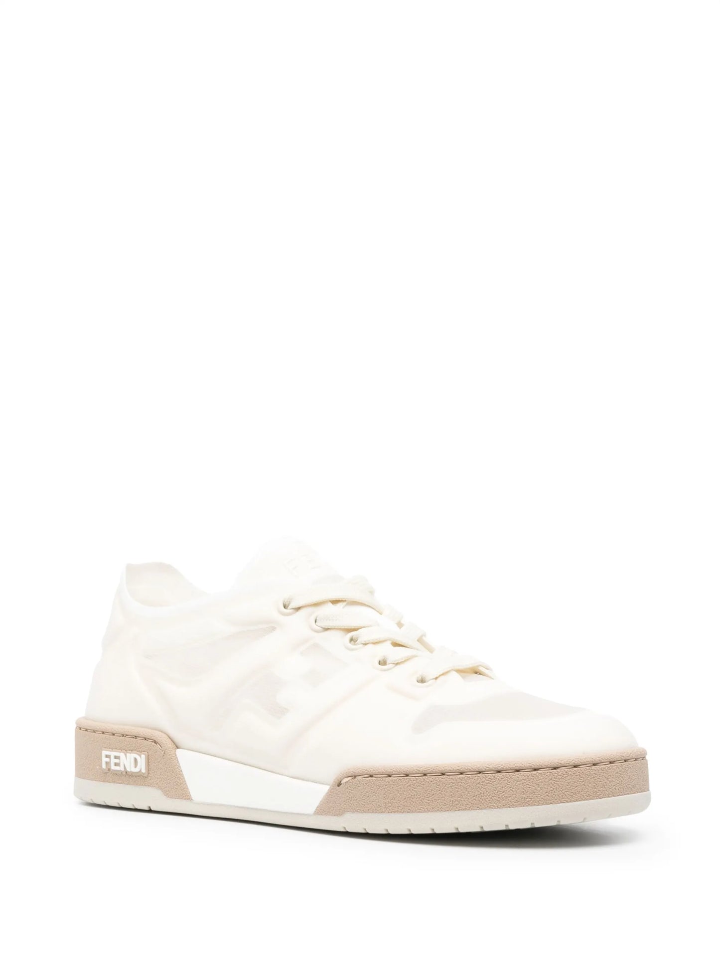 logo embossed sneakers