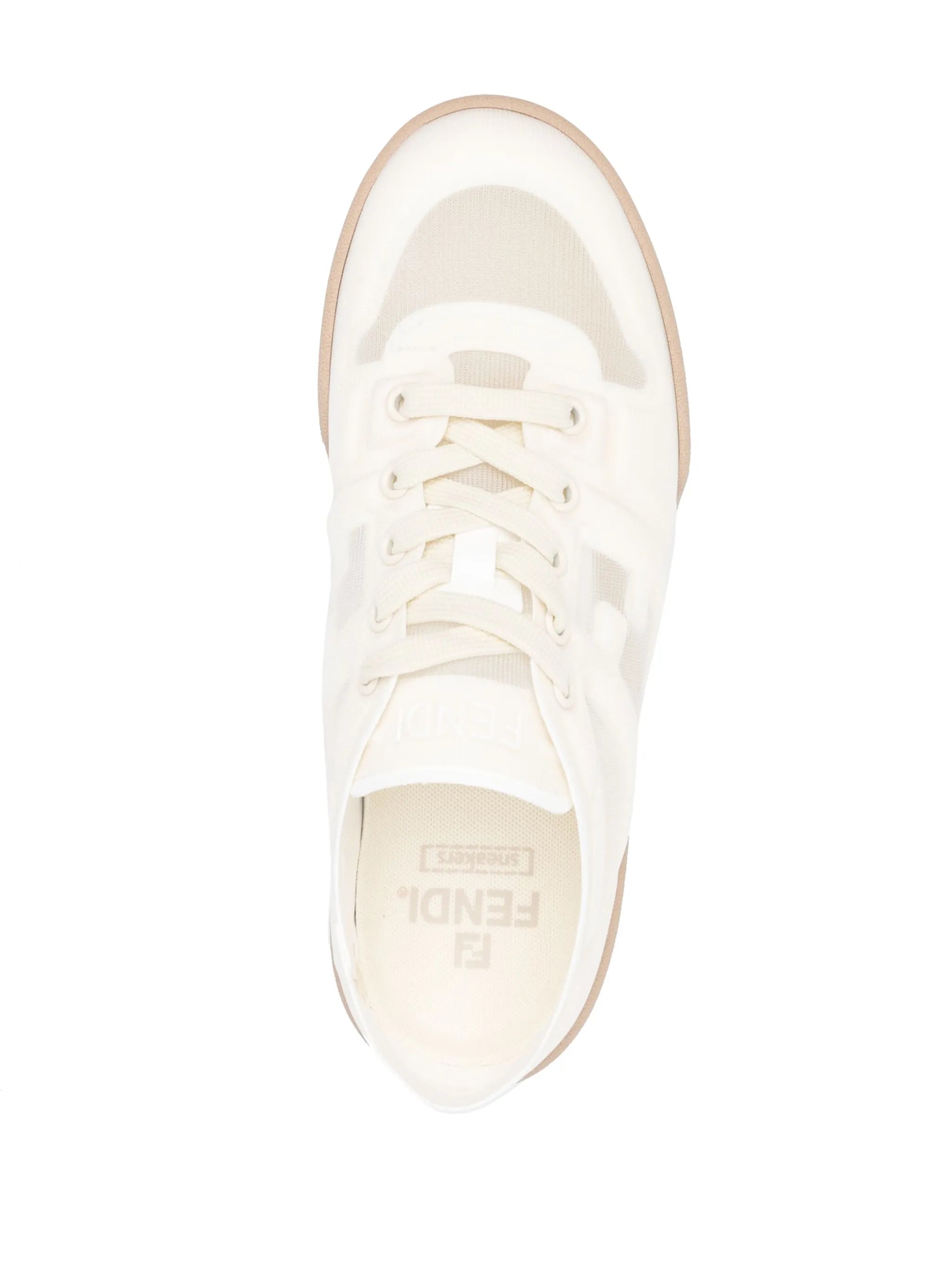 logo embossed sneakers