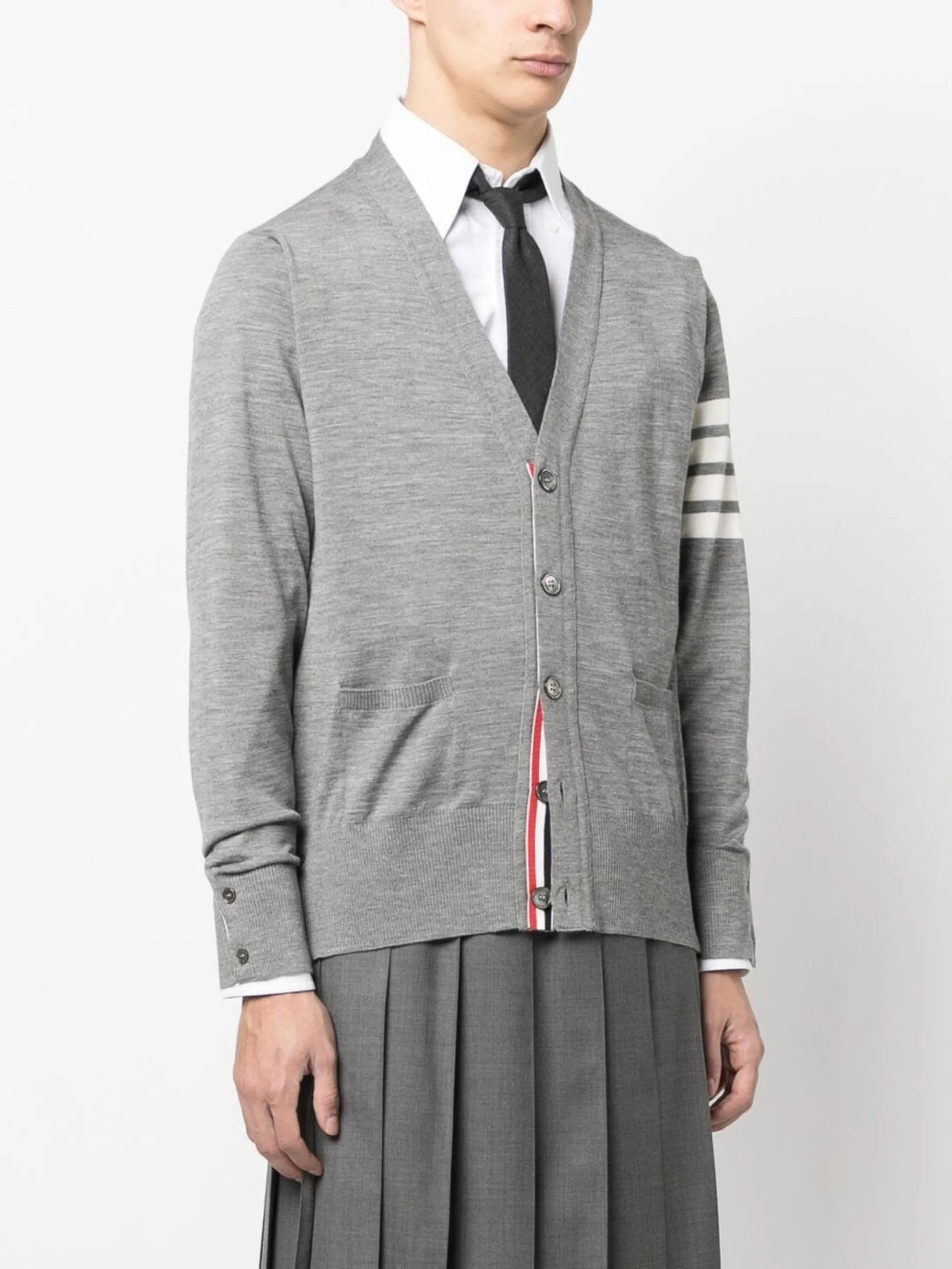 V-neck cardigan