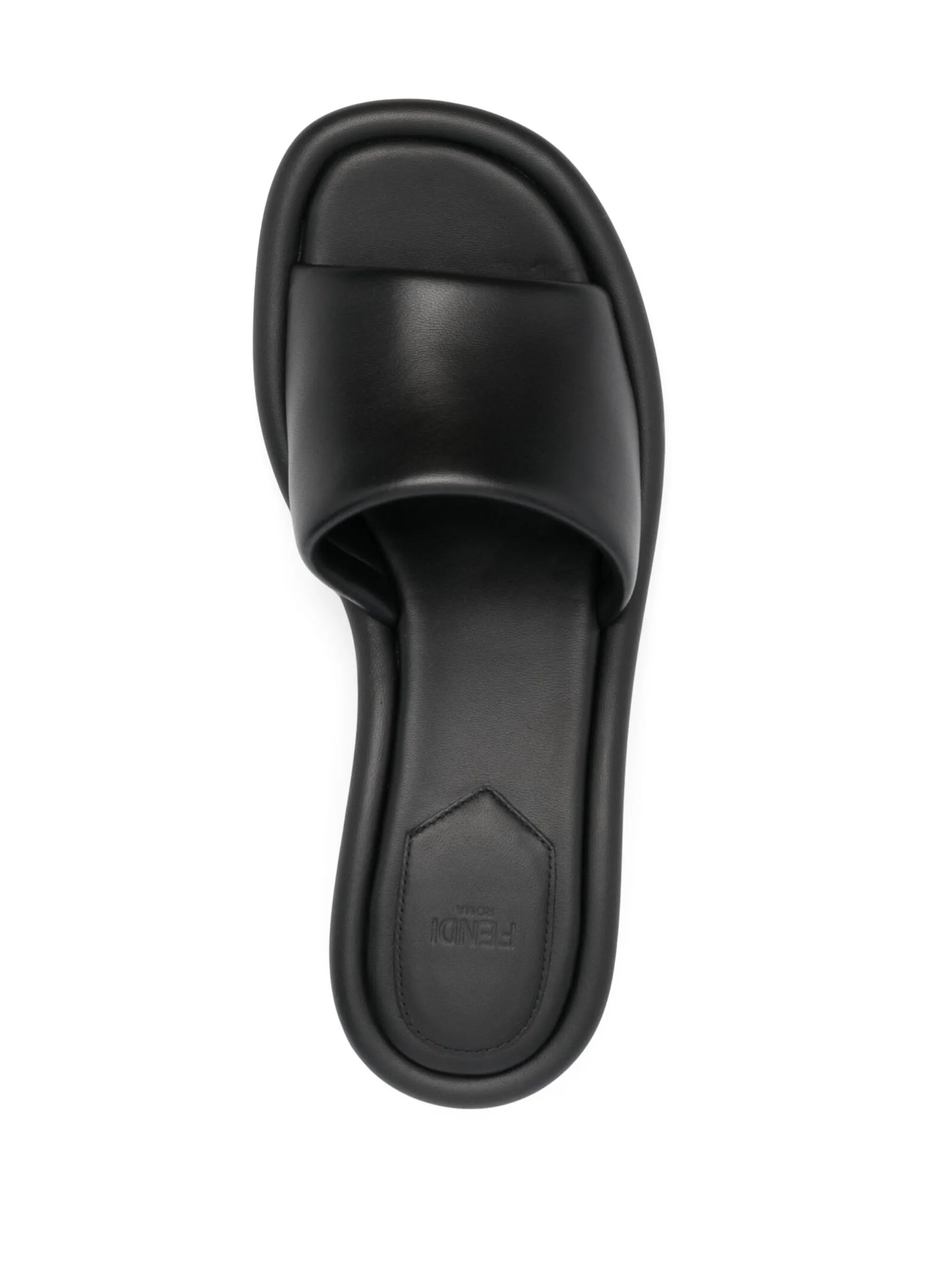 55mm leather logo-detail sandals