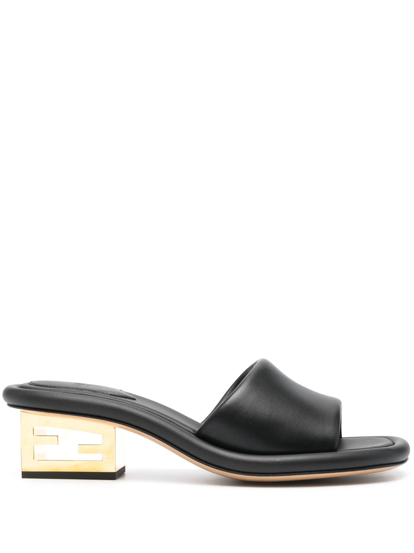 55mm leather logo-detail sandals