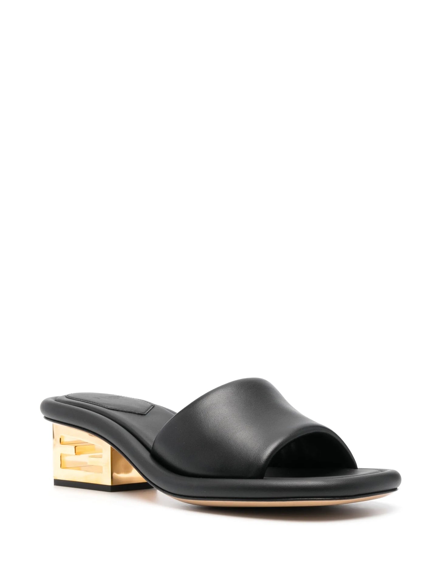 55mm leather logo-detail sandals