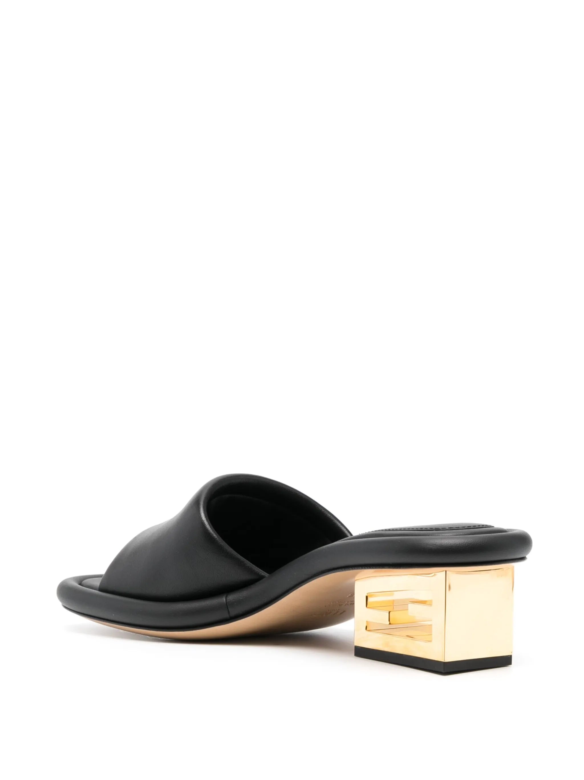 55mm leather logo-detail sandals