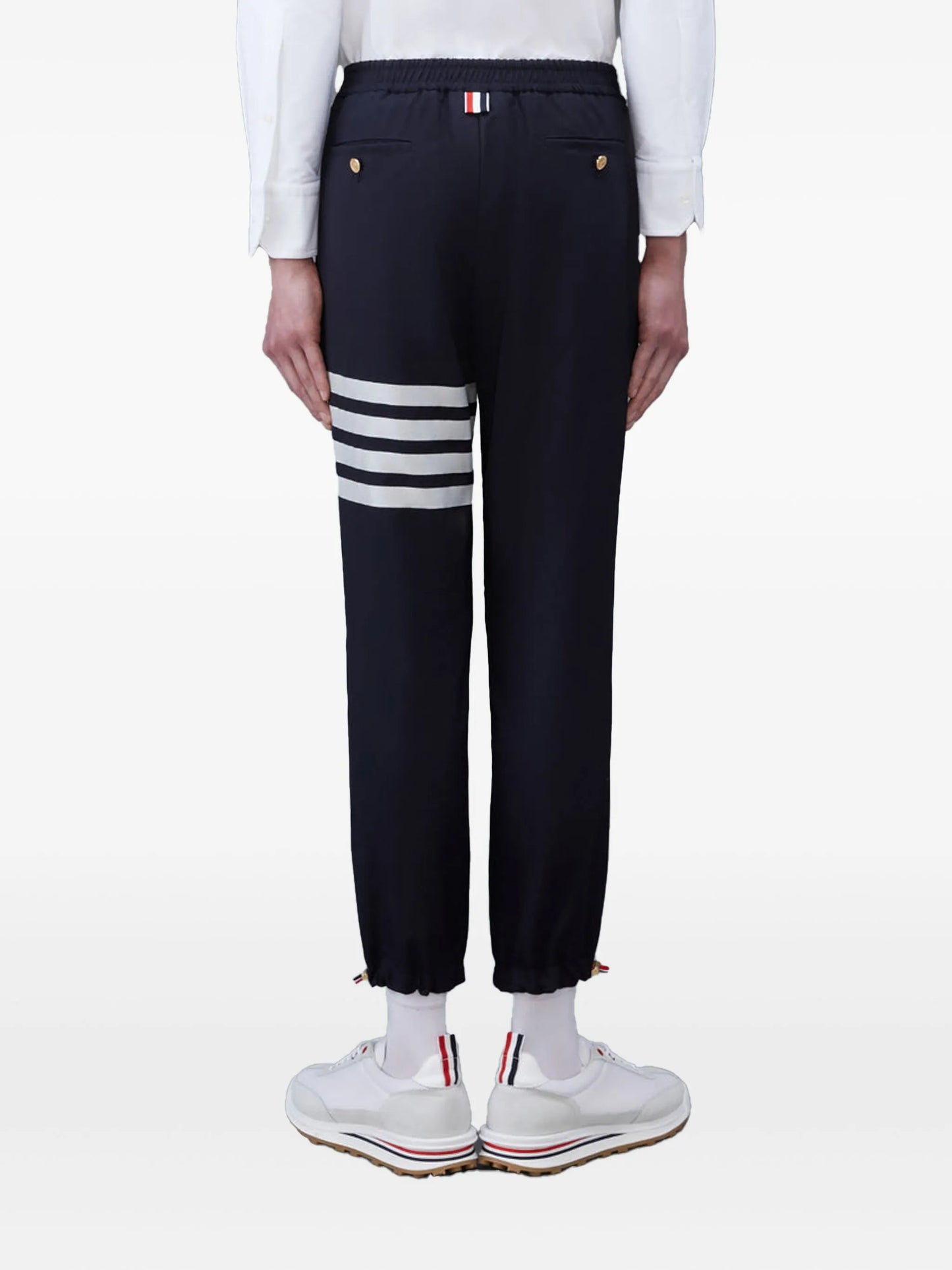 4-Bar elasticated ankle trousers