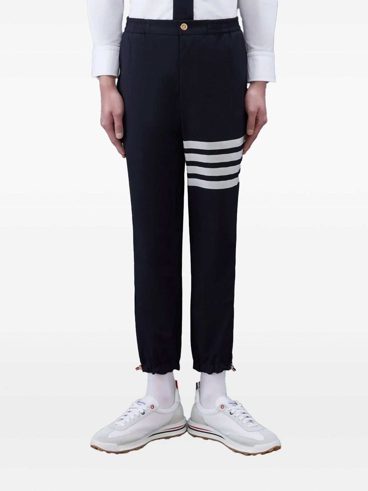 4-Bar elasticated ankle trousers