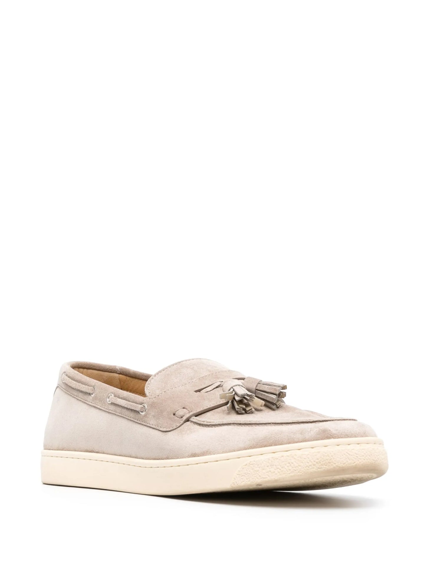 tassel-detail suede loafers