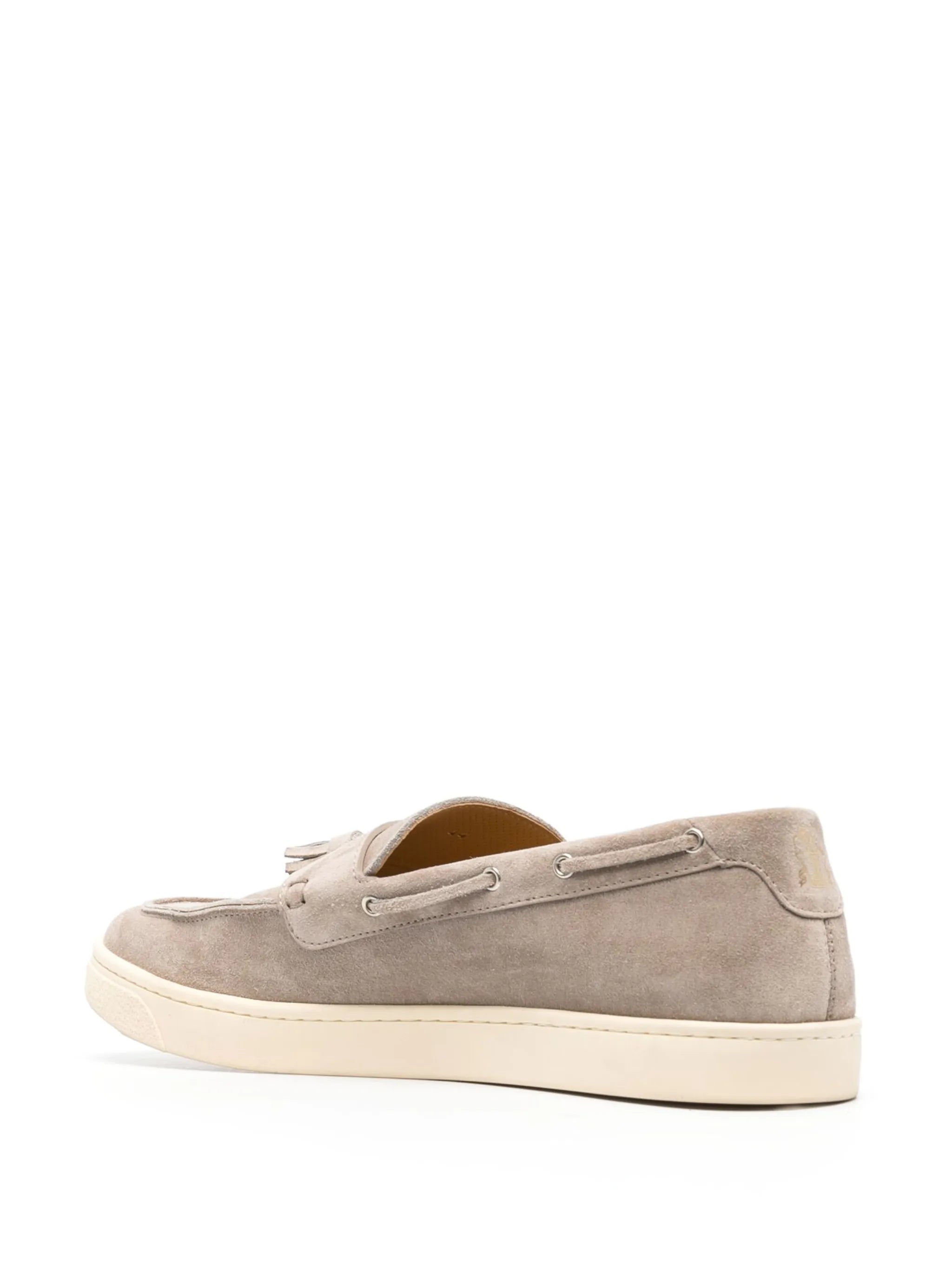 tassel-detail suede loafers