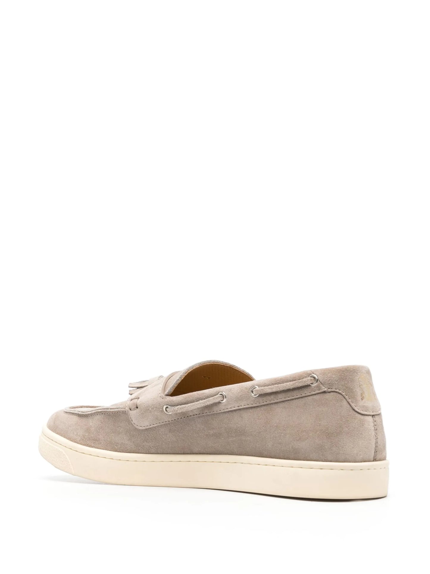 tassel-detail suede loafers