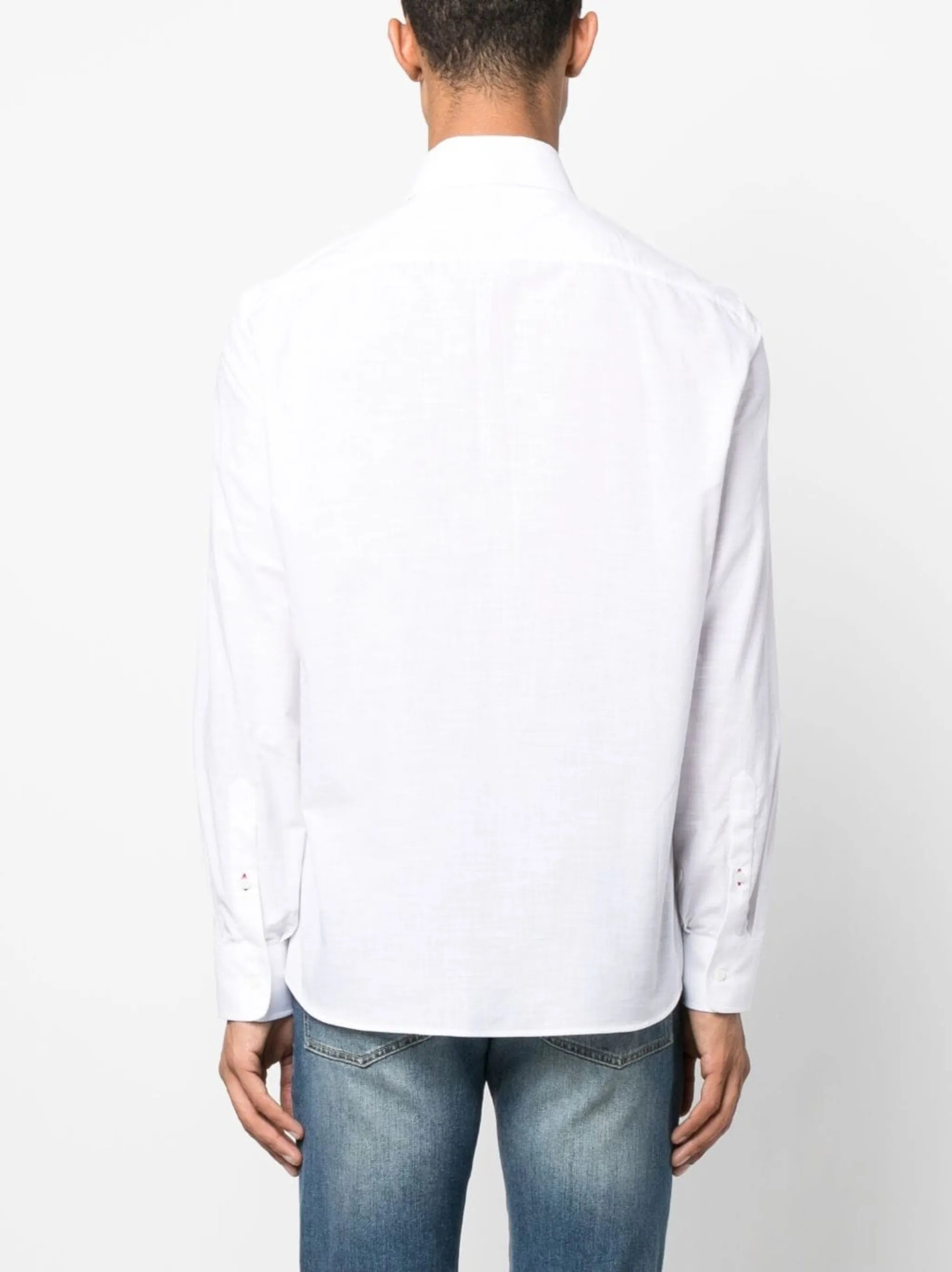 long-sleeve cotton shirt
