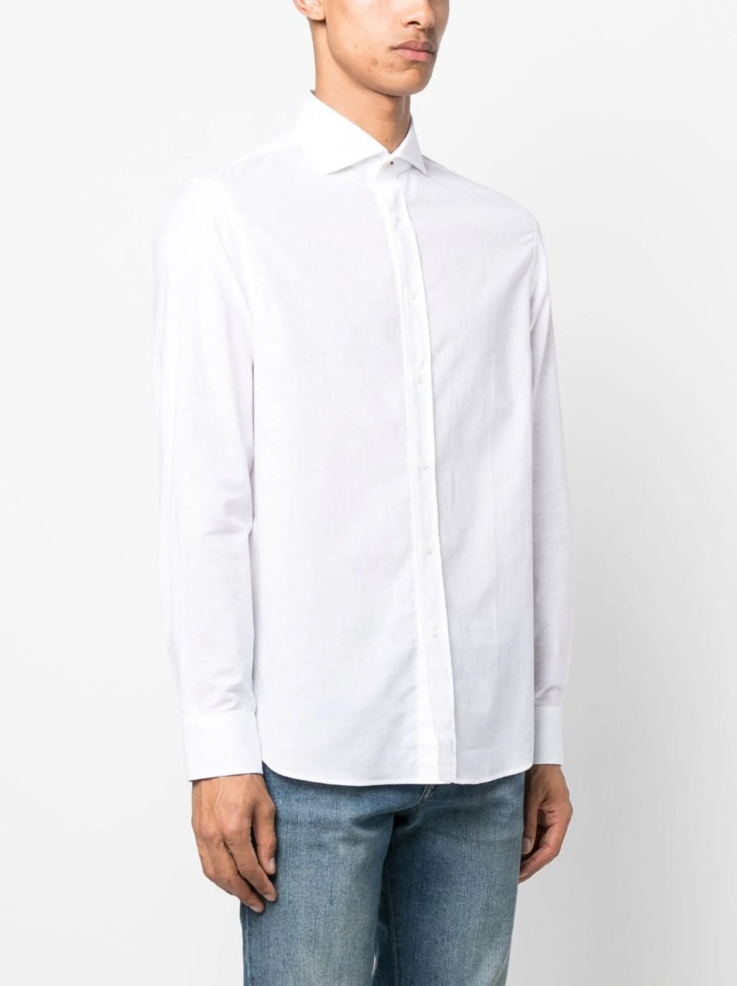 long-sleeve cotton shirt