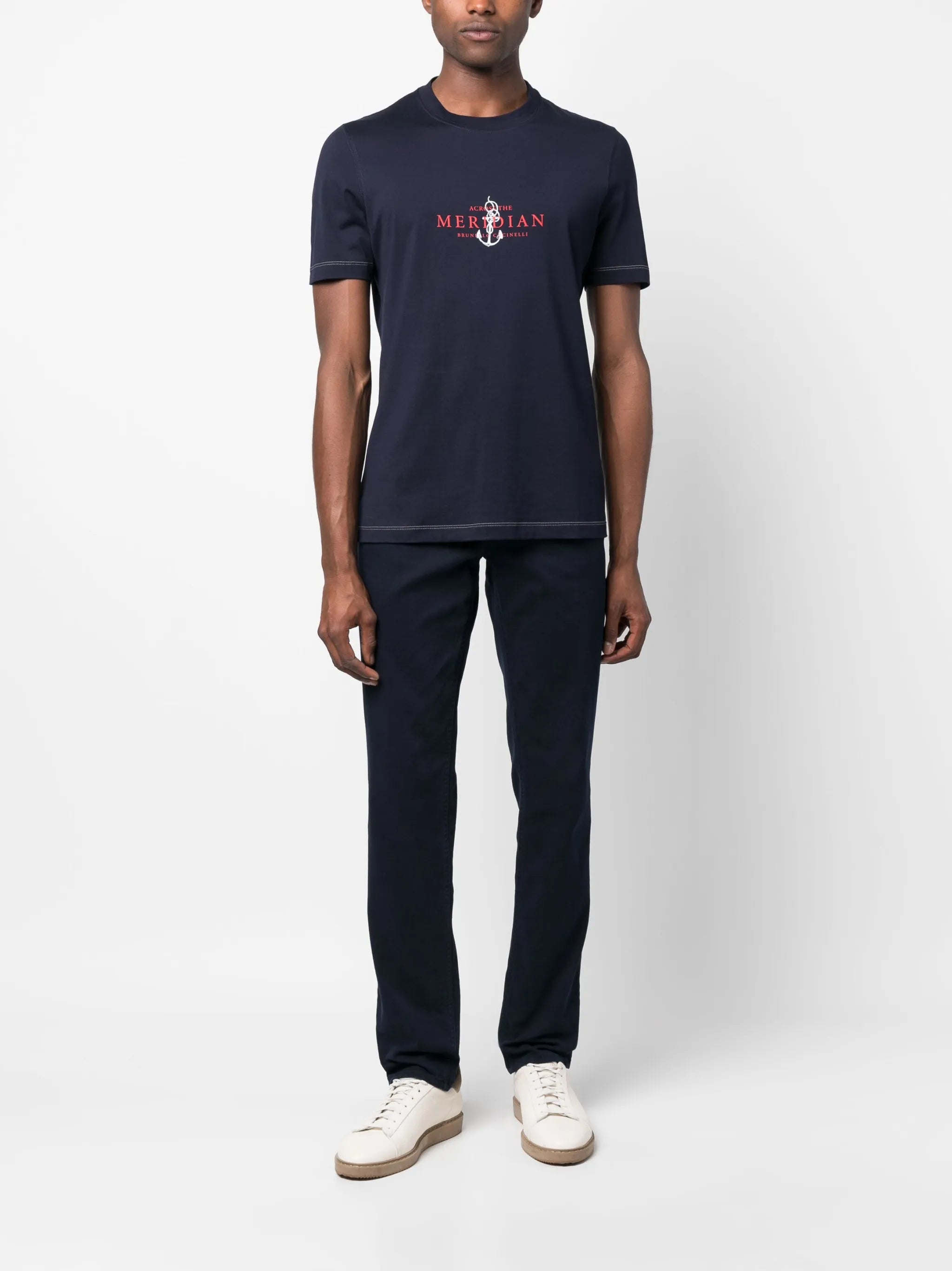 logo-print cotton T-shirt