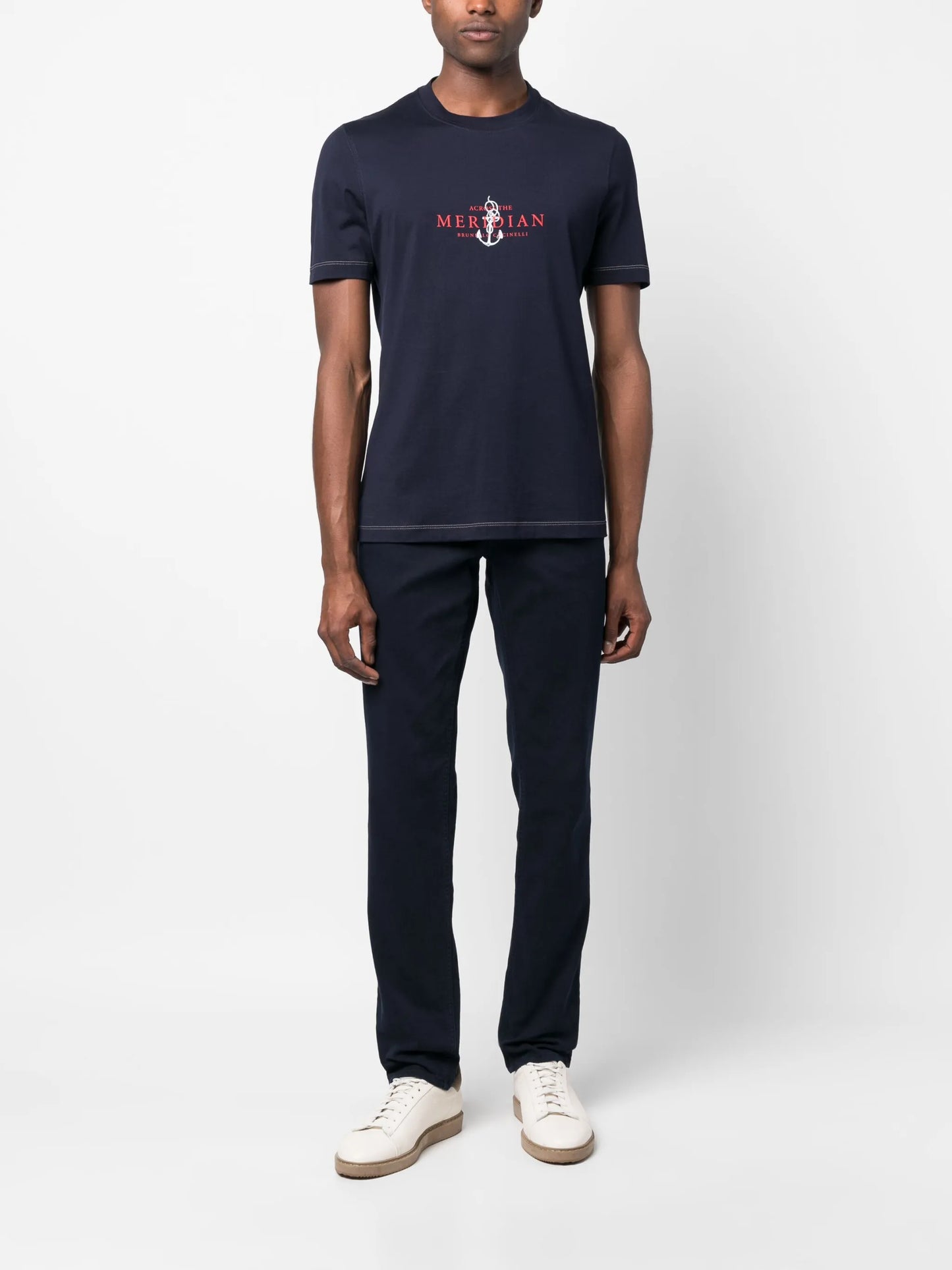logo-print cotton T-shirt