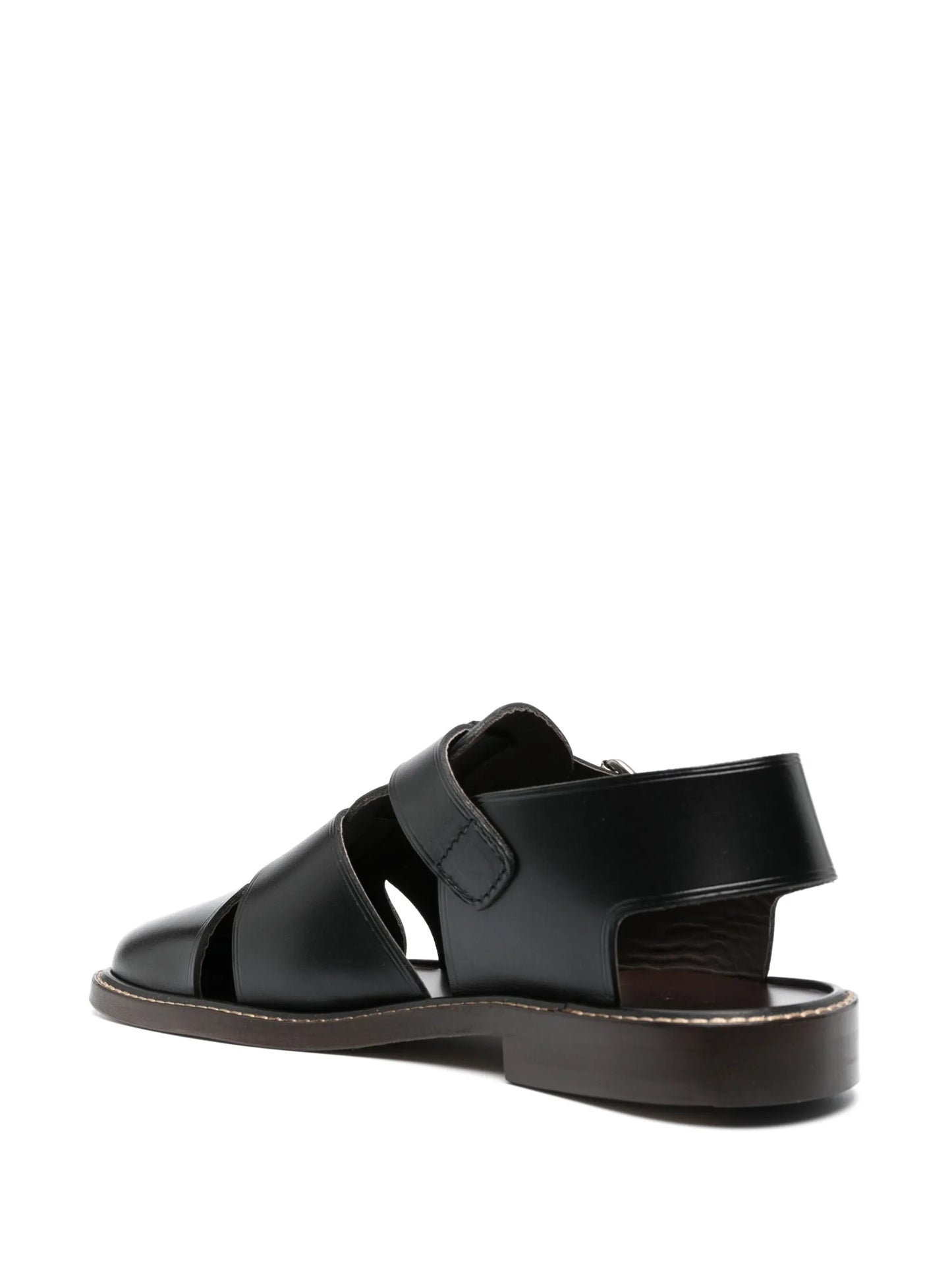 square-toe flat soles