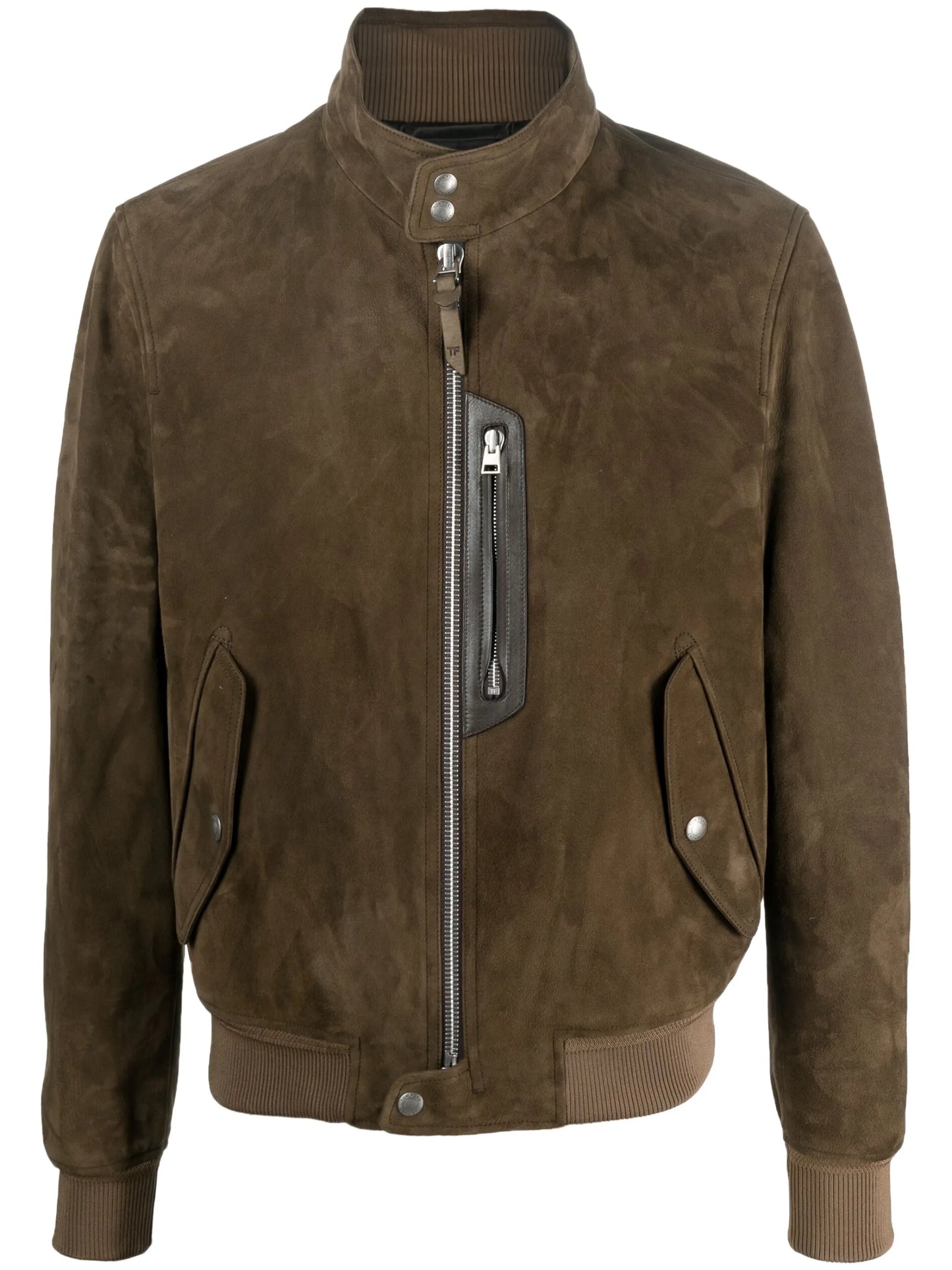 Harrington suede bomber jacket