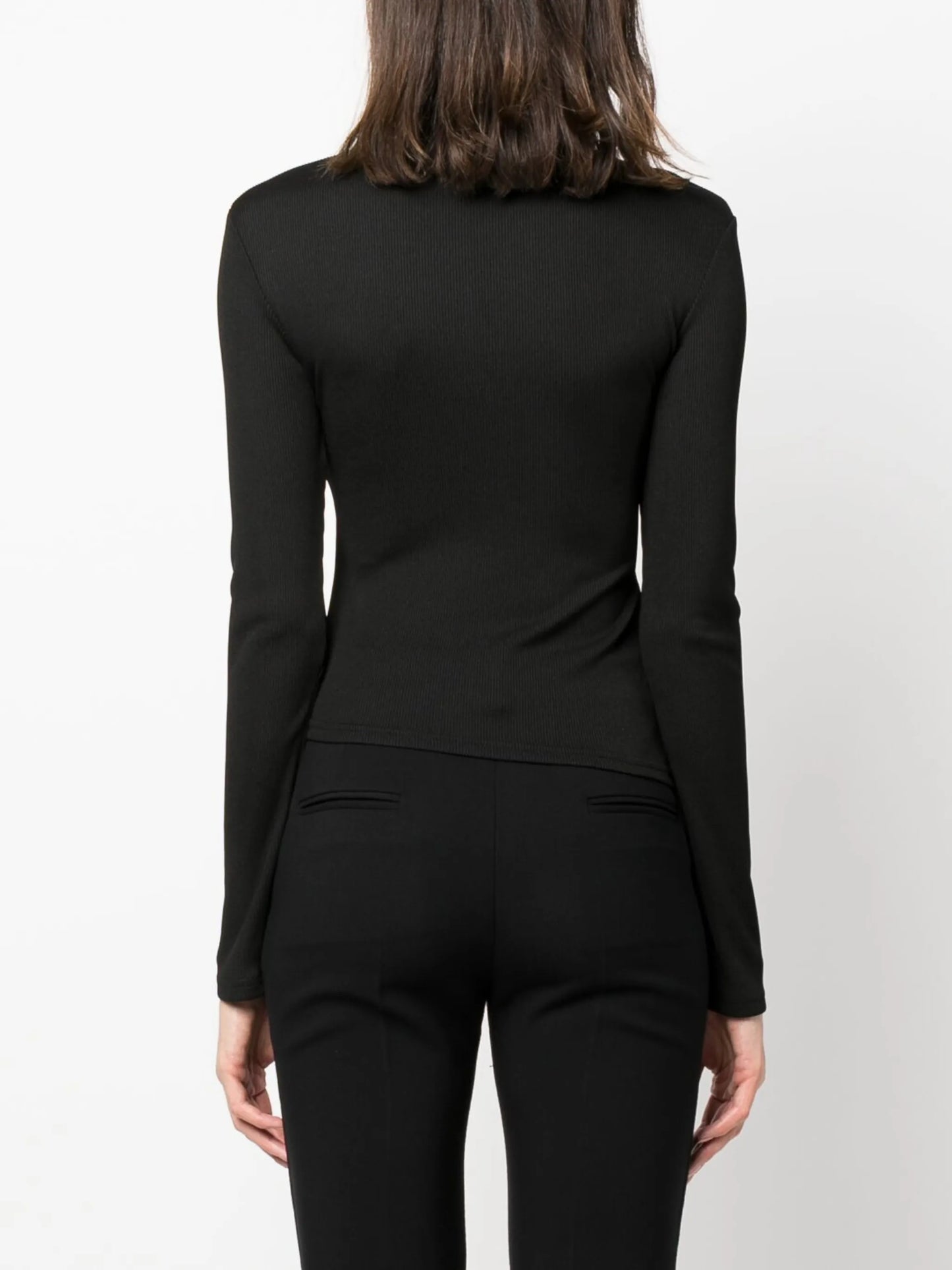 twisted-effect cut-out top